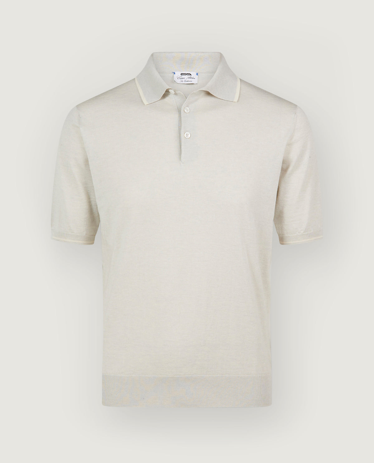 Katoen Cashmere Poloshirt