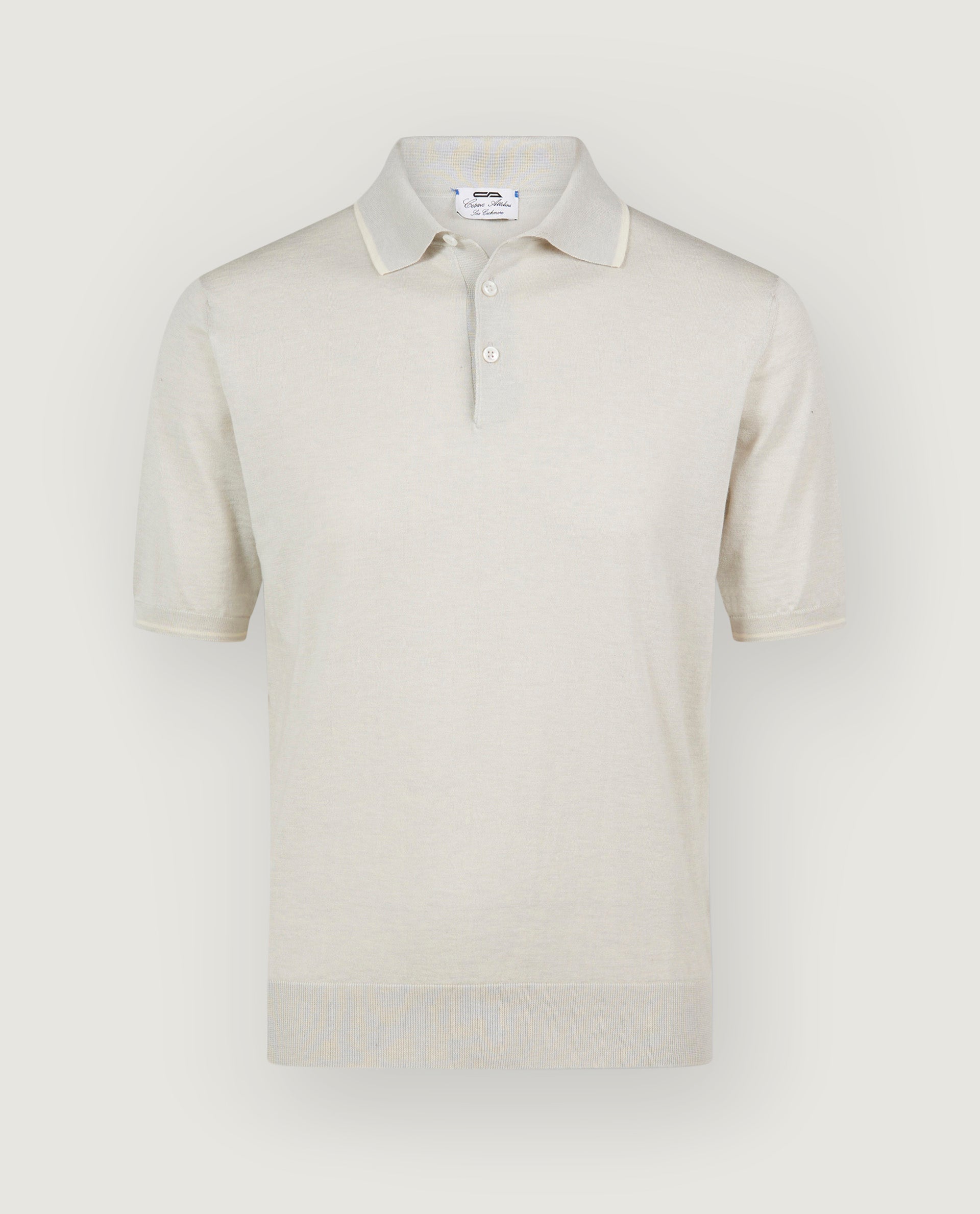 Katoen Cashmere Poloshirt