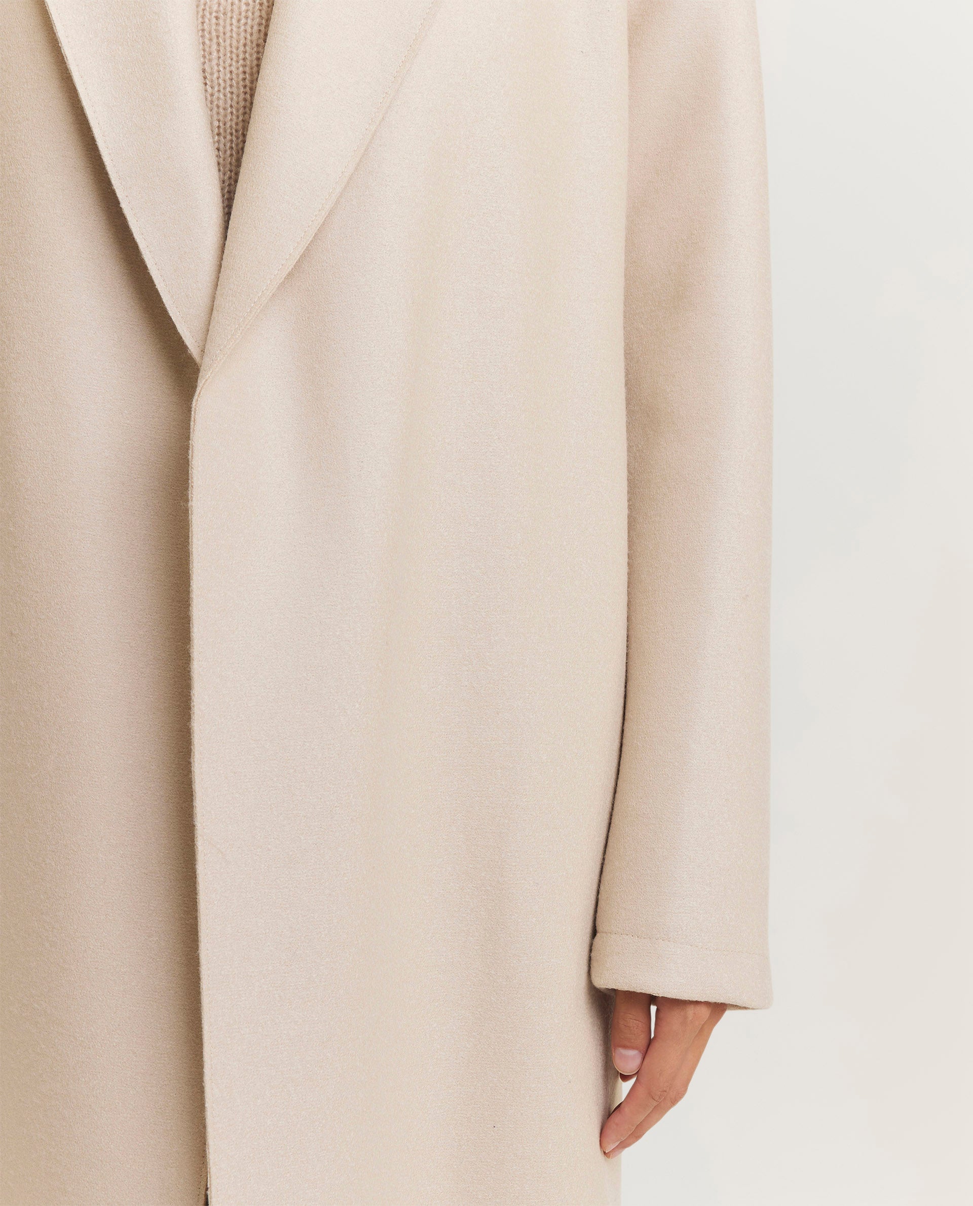 Long wool coat 