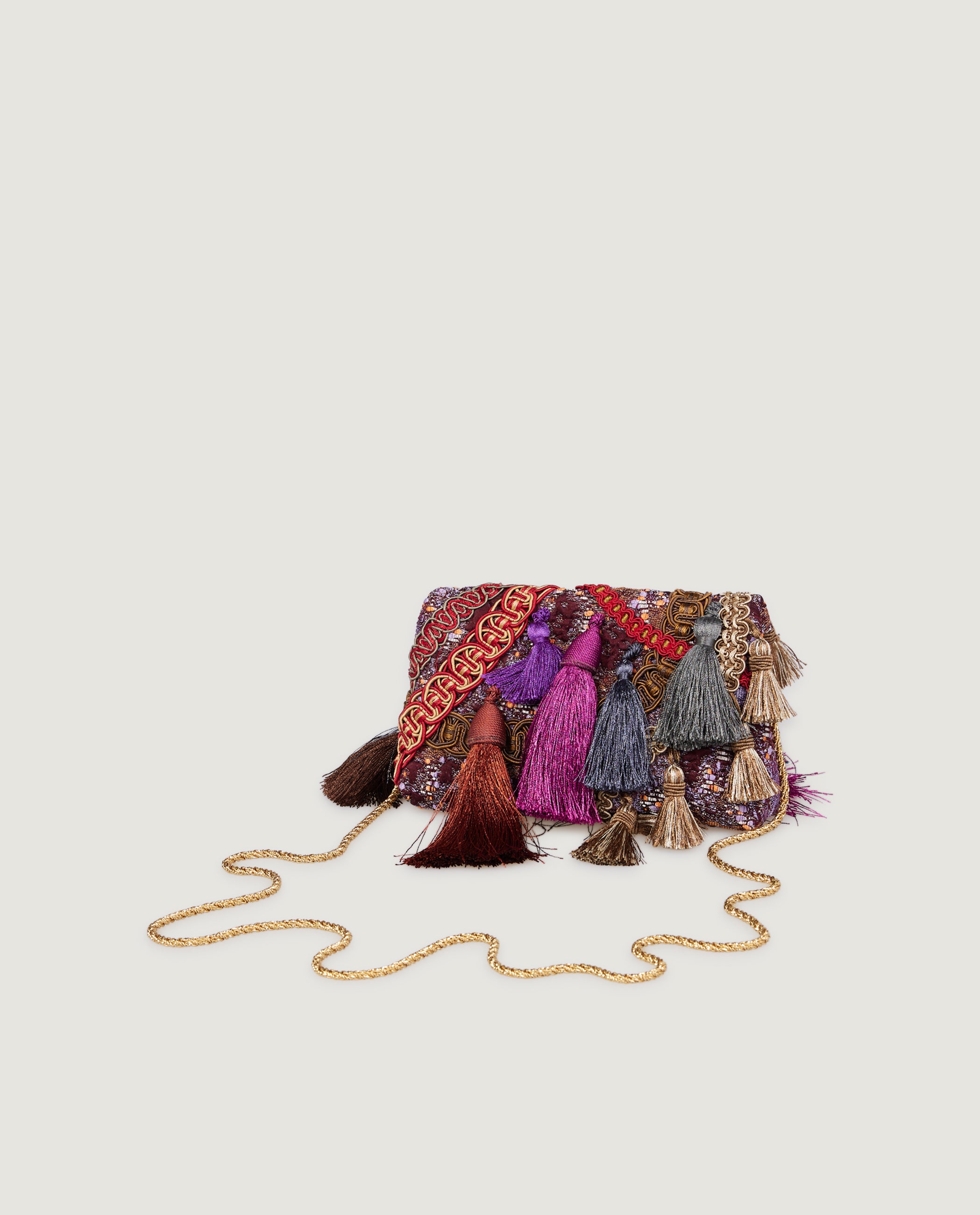 Adorned Envelop Handtas - Paars