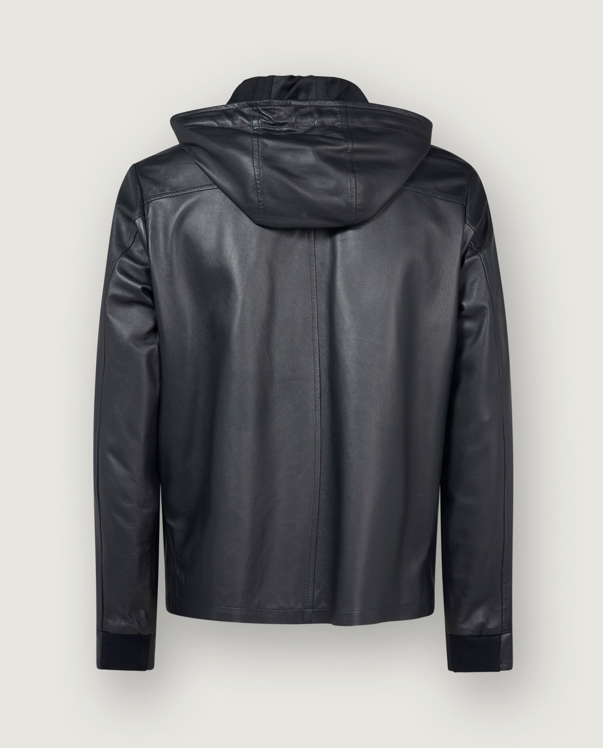Leren Hood Jas – Pauw