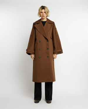 Cotton trenchcoat