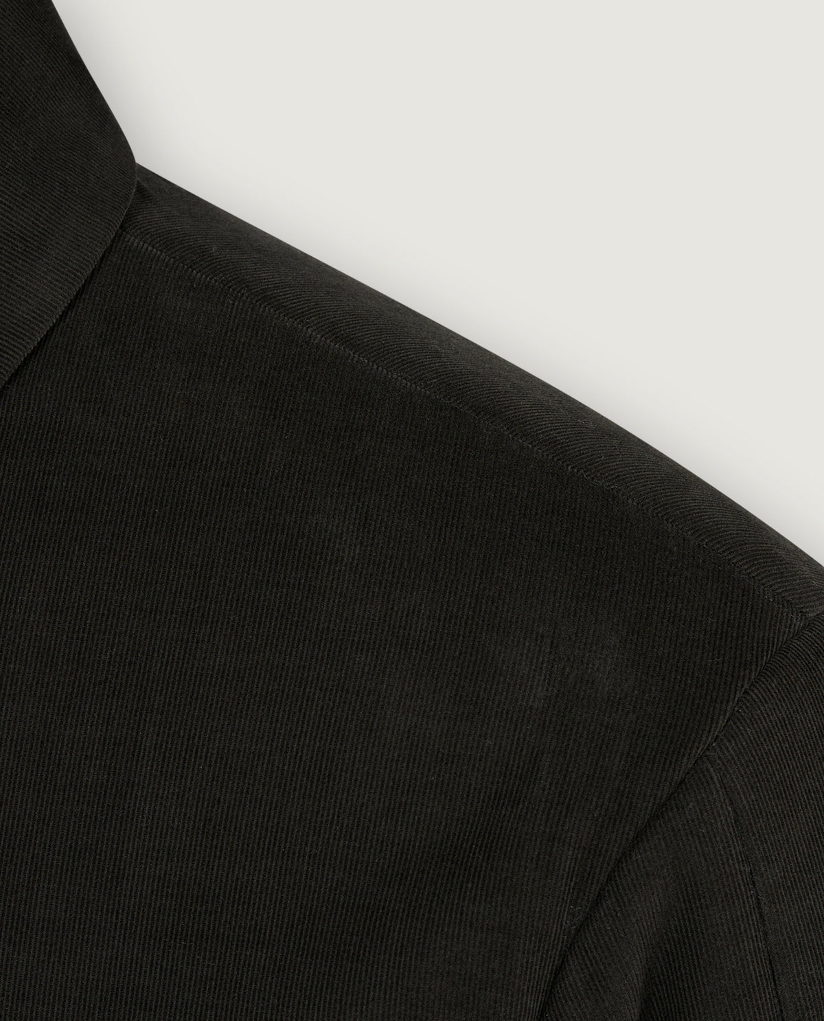 Katoenen Gewatteerd Overshirt - Groen