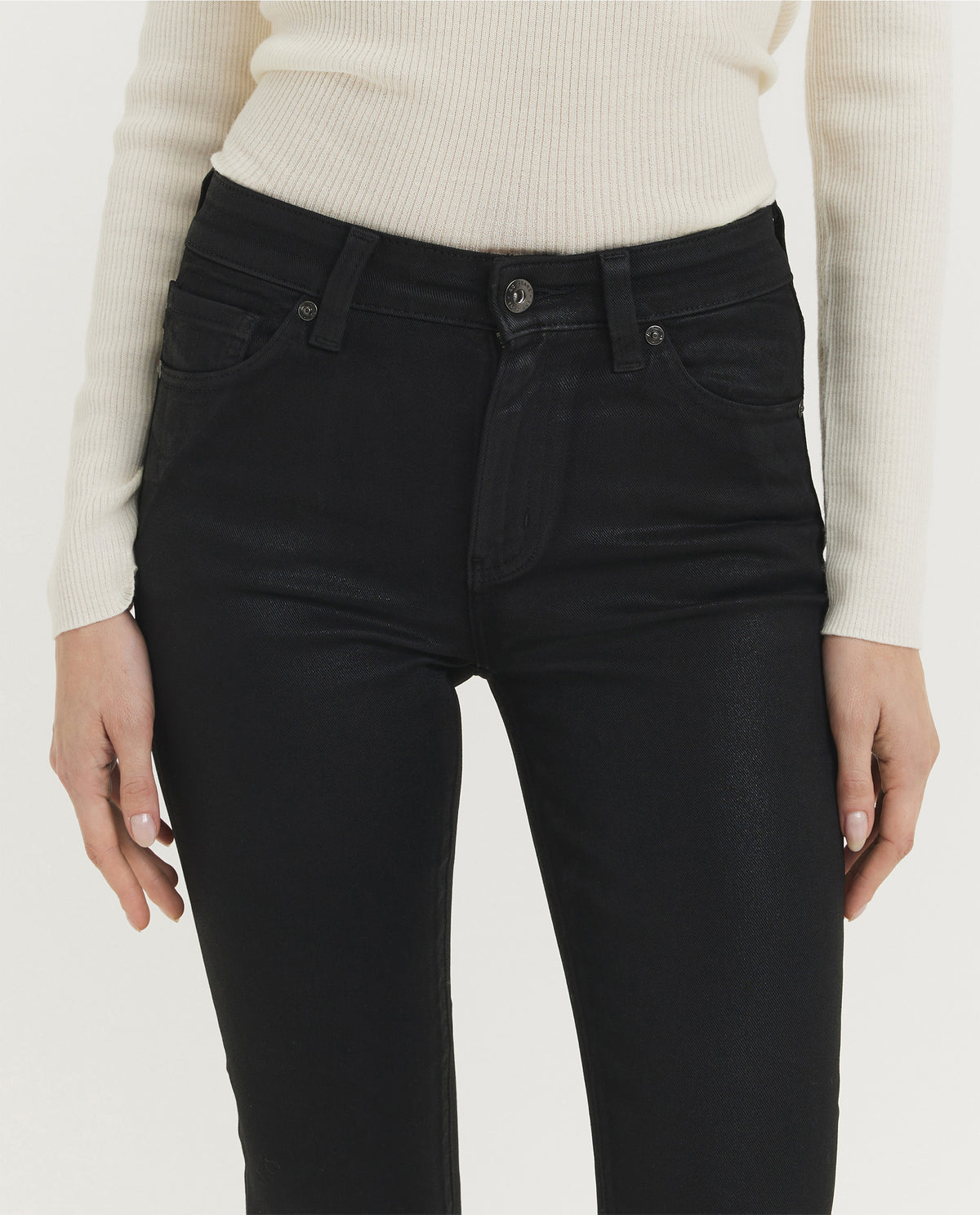 Slim-Fit Jeans -  Zwart