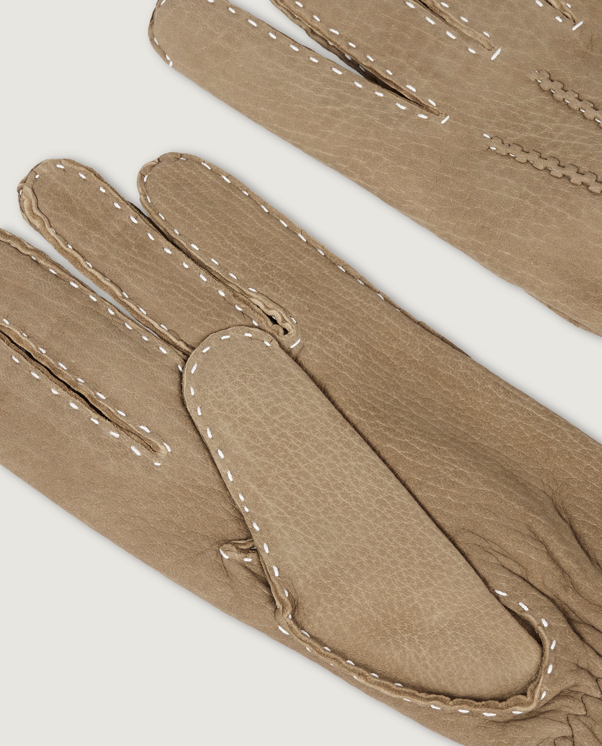 Suede Handschoenen - Lichtbruin