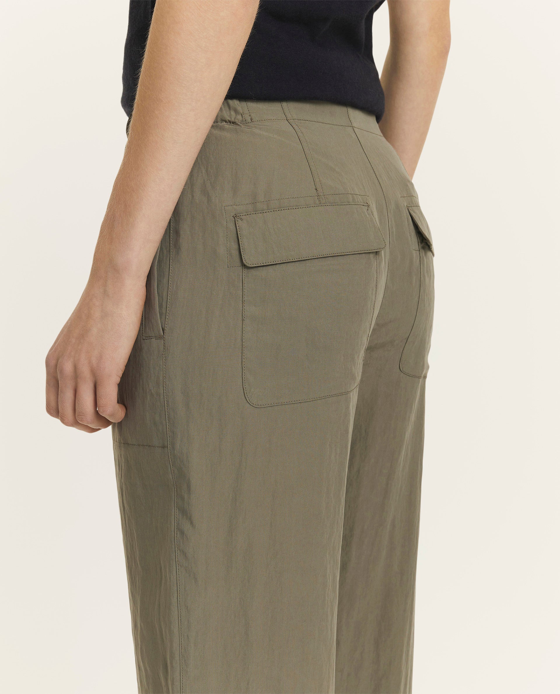 Wide leg utility pants 