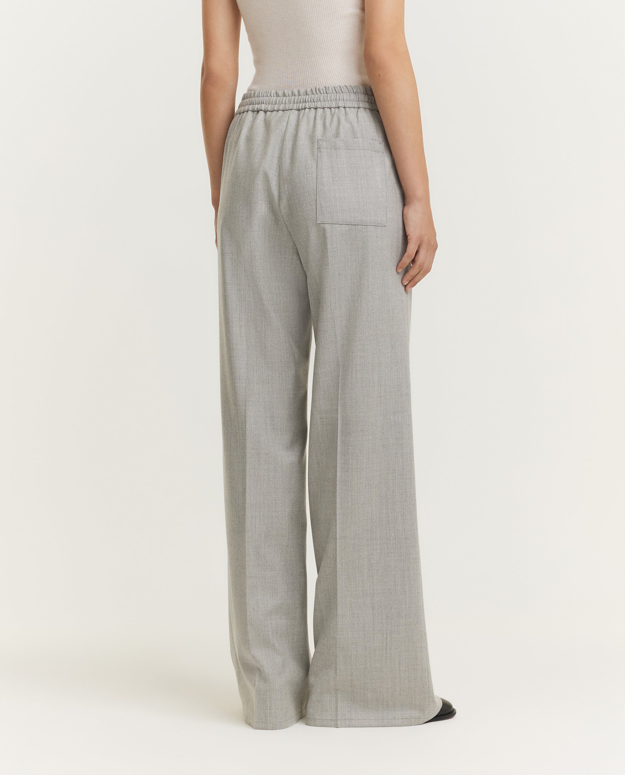 Wol Cashmere Patrizia Jogger - Lichtgrijs