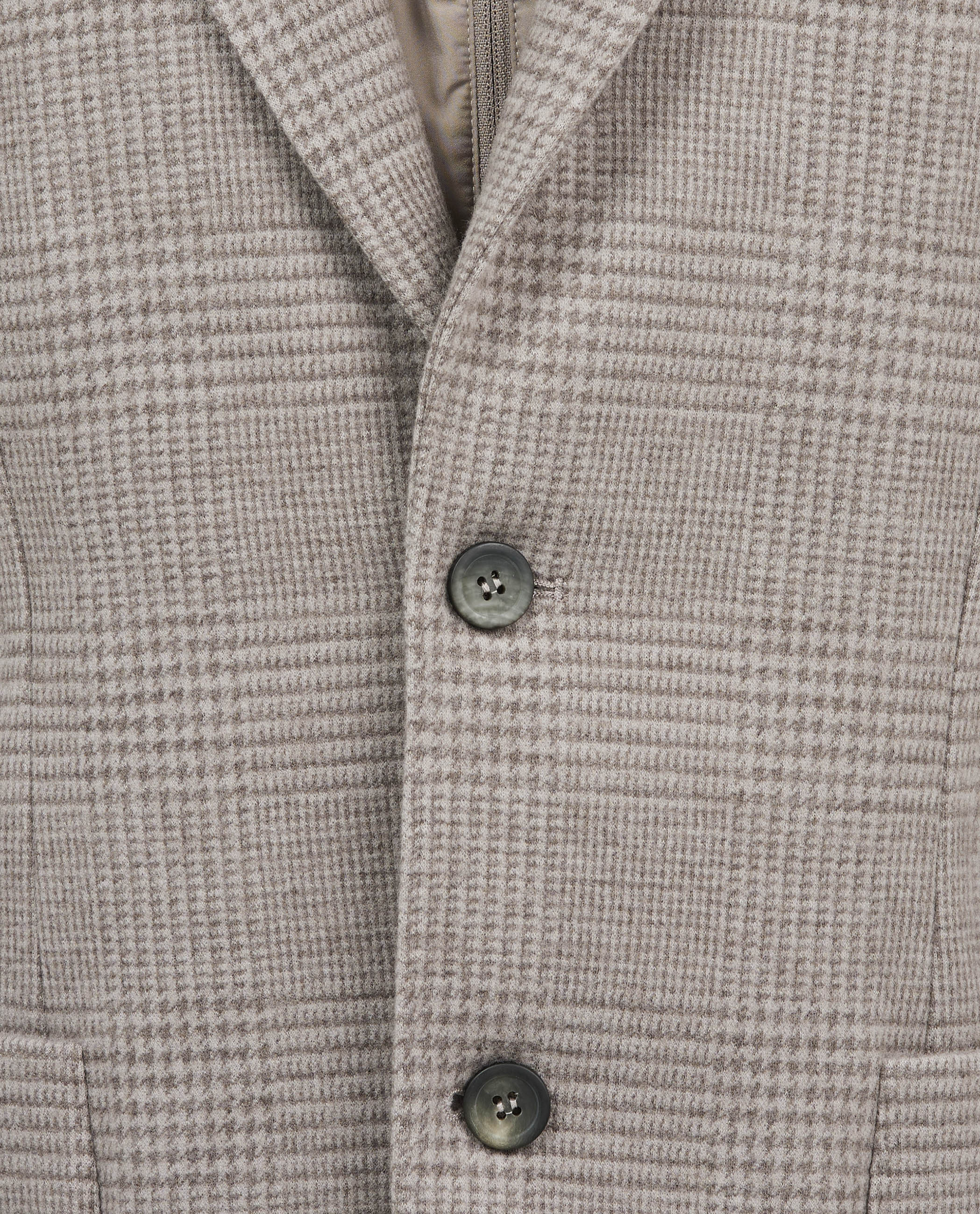 Wollen Hoodie Blazer - Lichtbruin