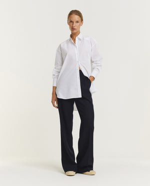 Ariel Wollen Broek - Donkerblauw