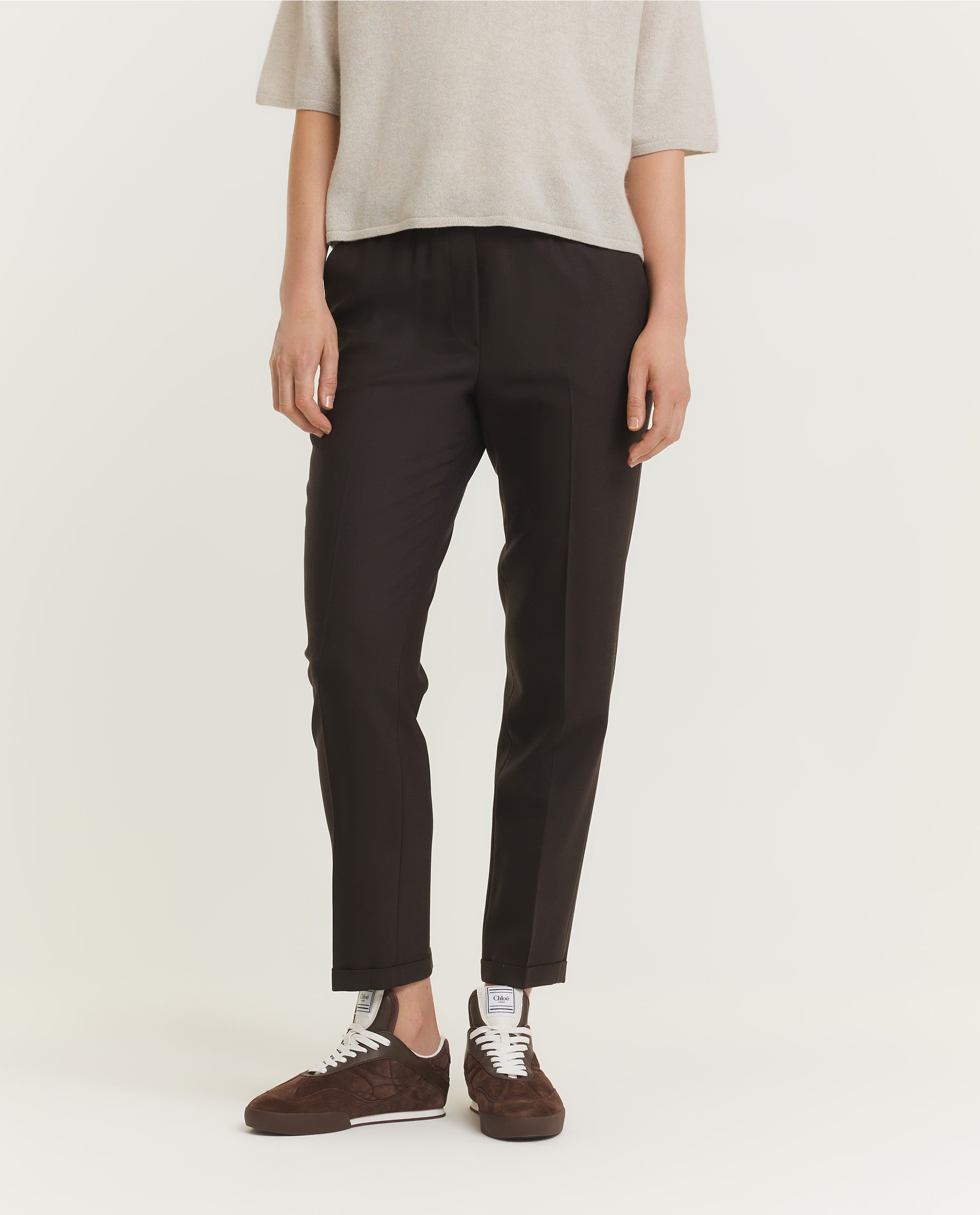 Cigarette Pantalon - Bruin