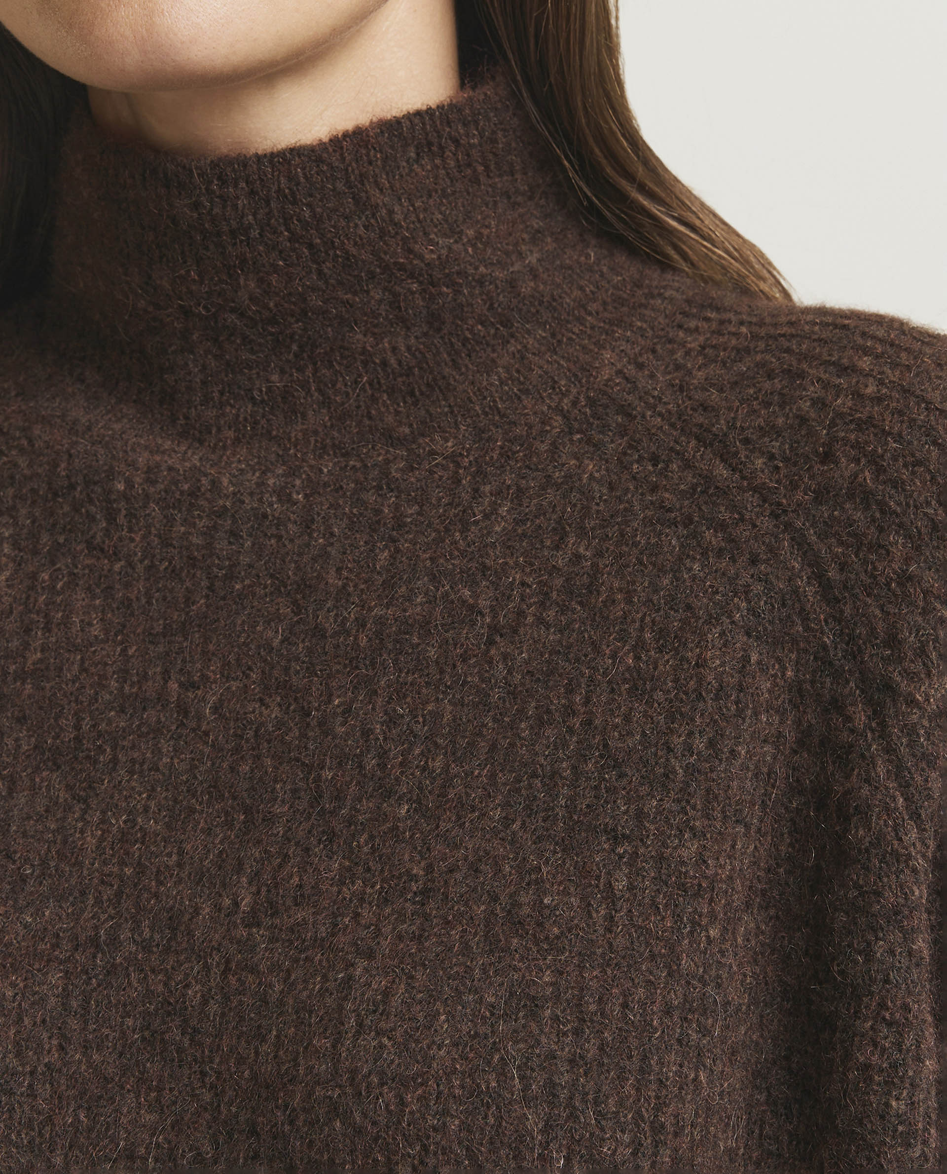 High turtleneck sweater -