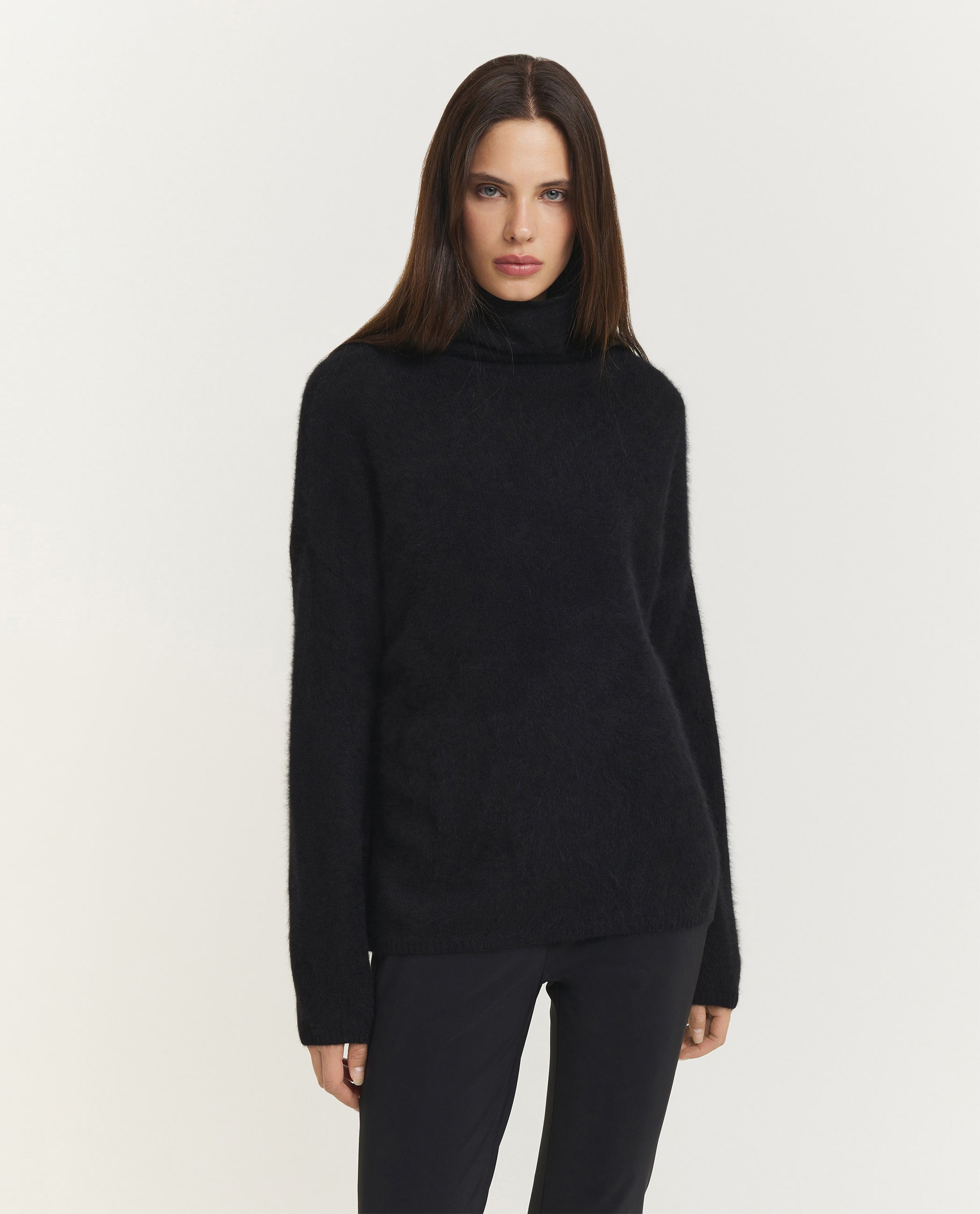 Wool Blend Turtleneck