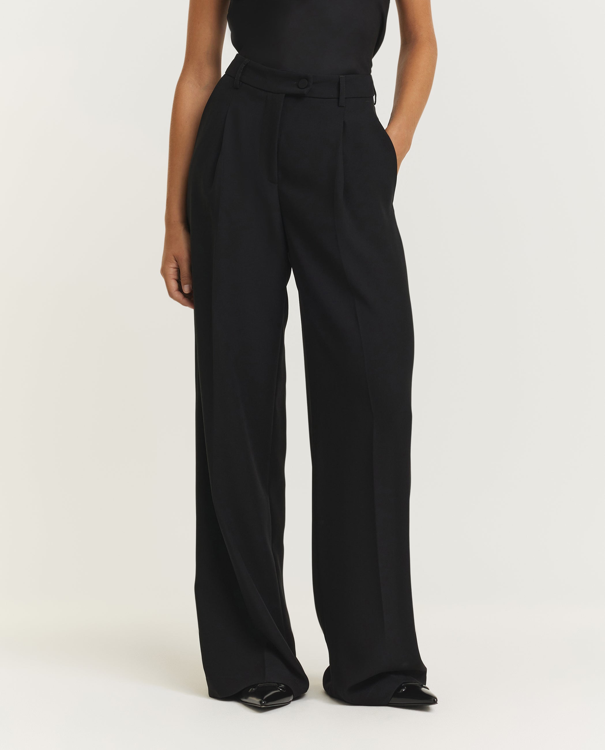 Wide Leg Trousers