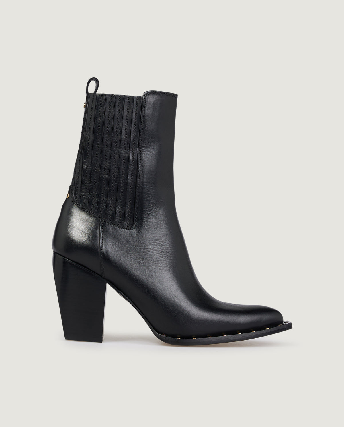 Leather Debbie Boots - Zwart