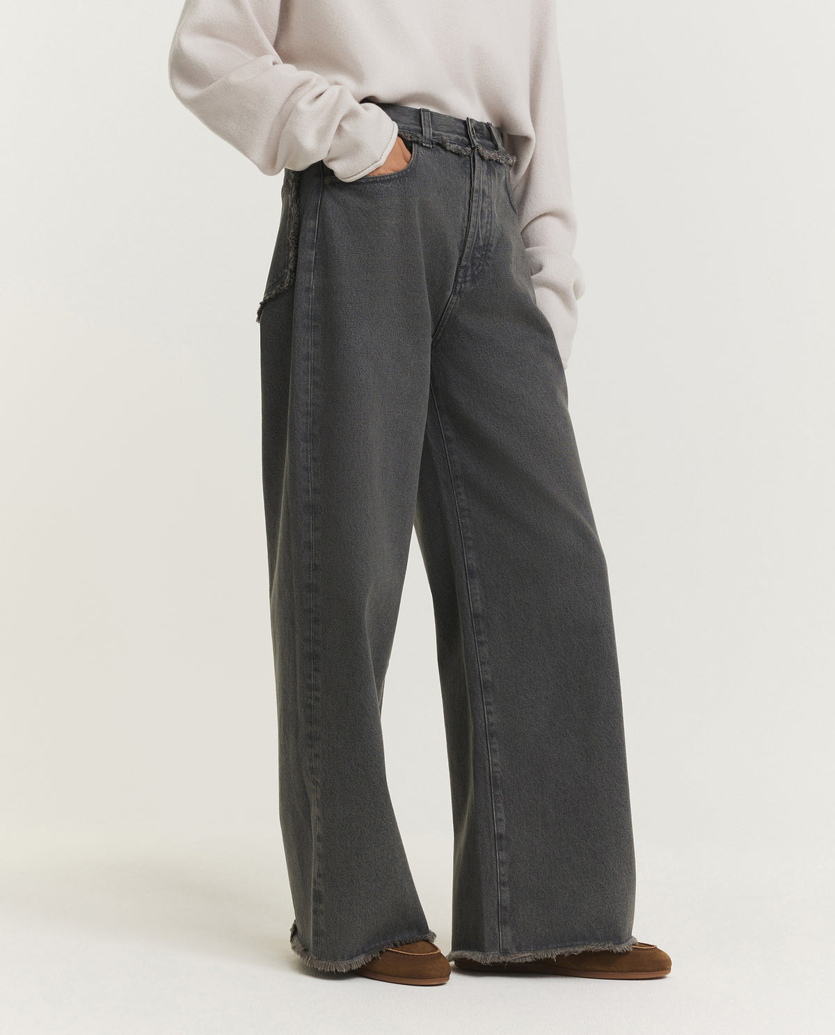 Free Horizons Relaxed Denim - Grijs