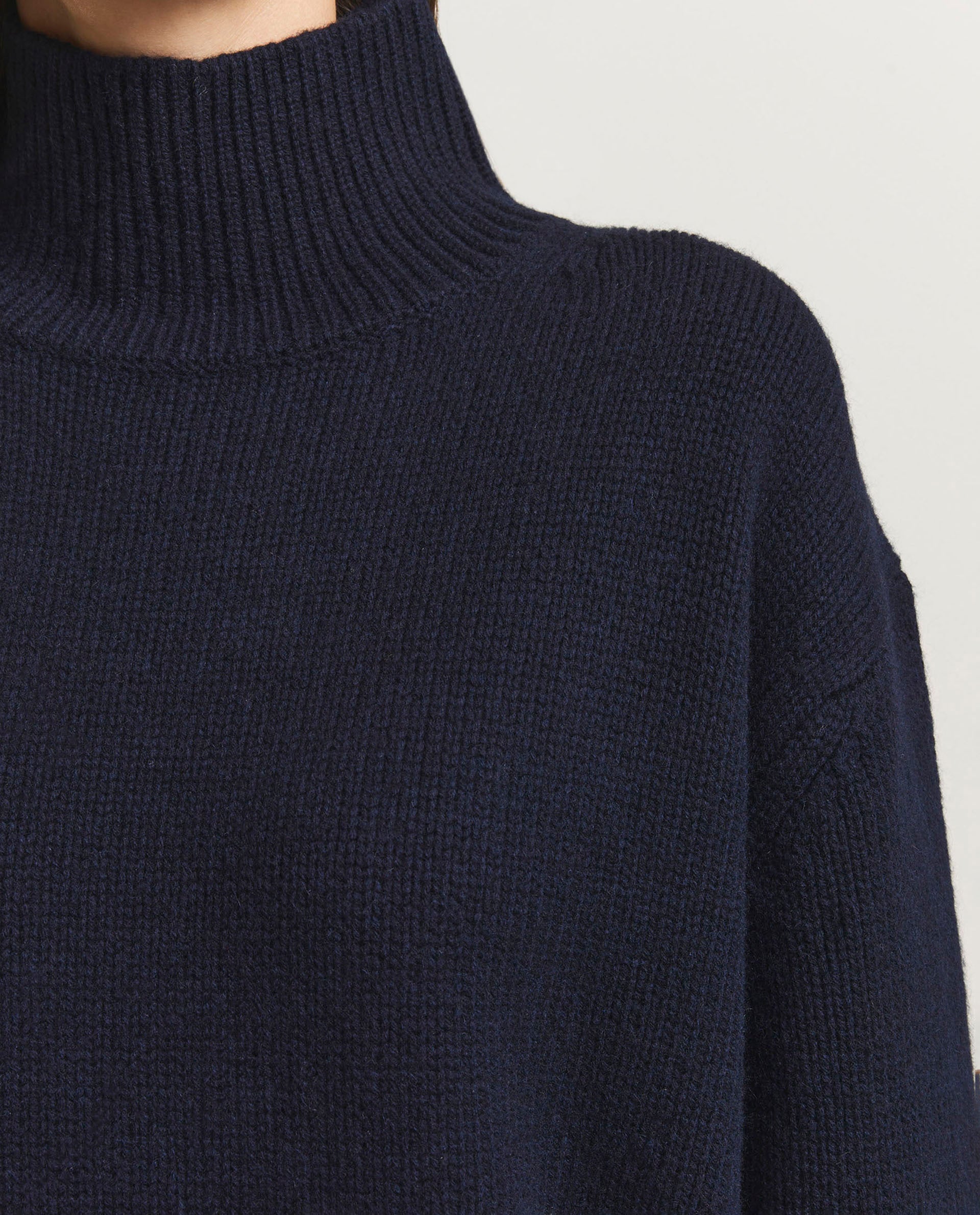 Knitted turtleneck sweater 