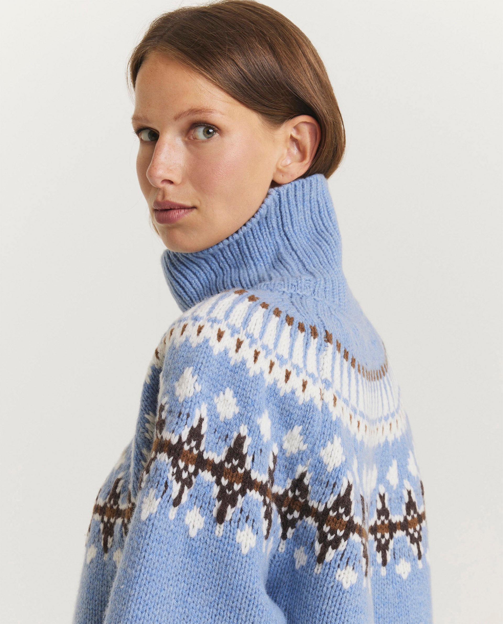 Knitted wool turtleneck 