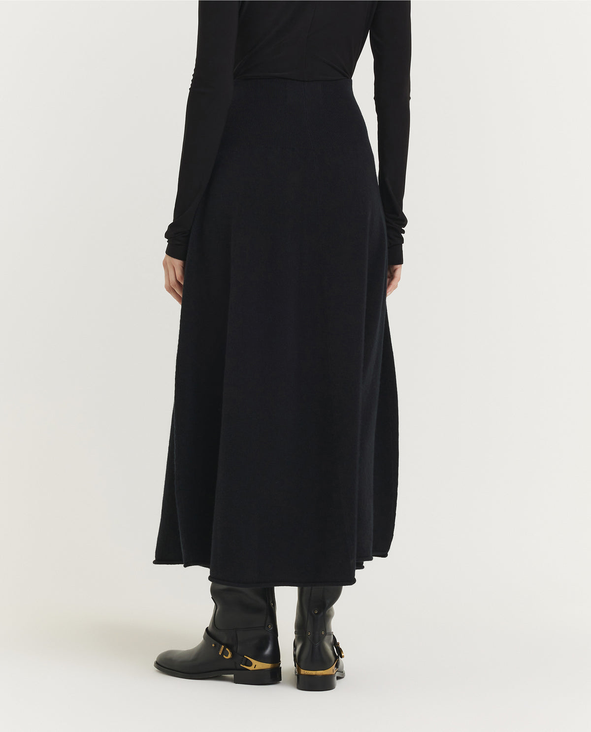 NO.388 Ease Cashmere Skirt