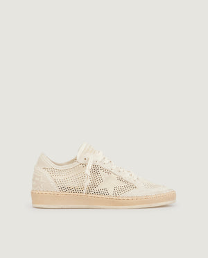 Geperforeerde Ball Star Sneaker - Ecru