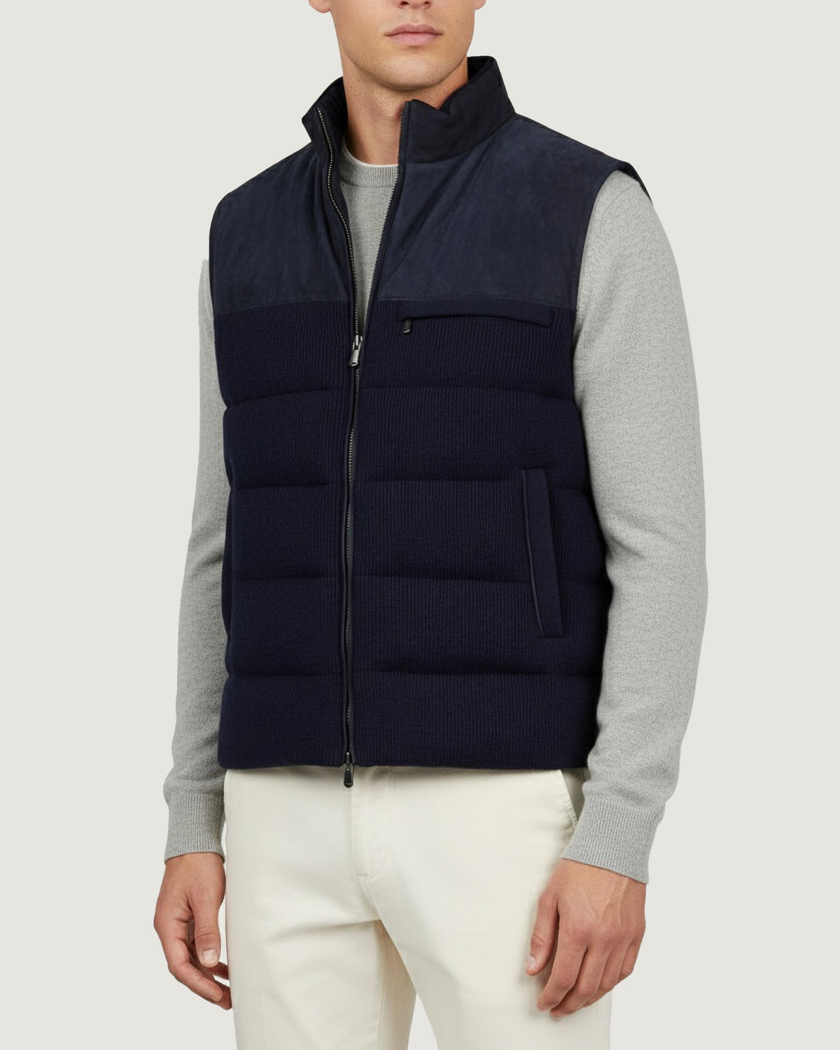 Cashmere Semi Bodywarmer