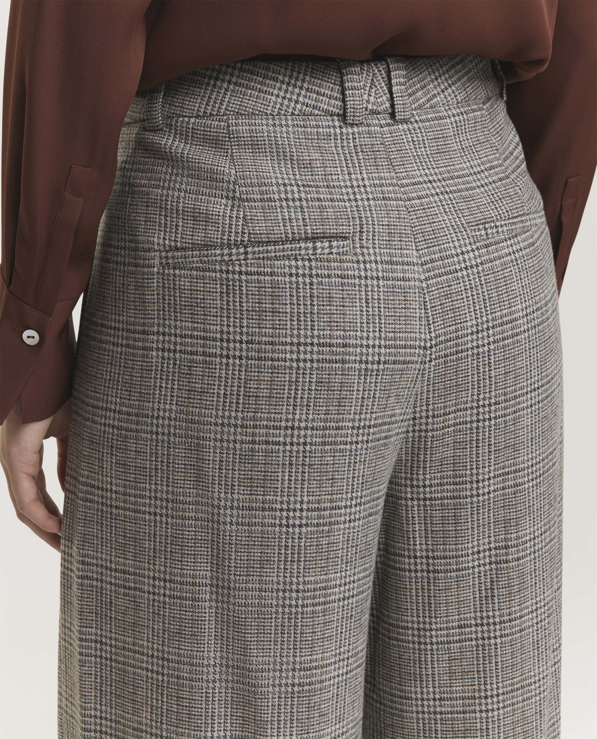 Wool blend trousers