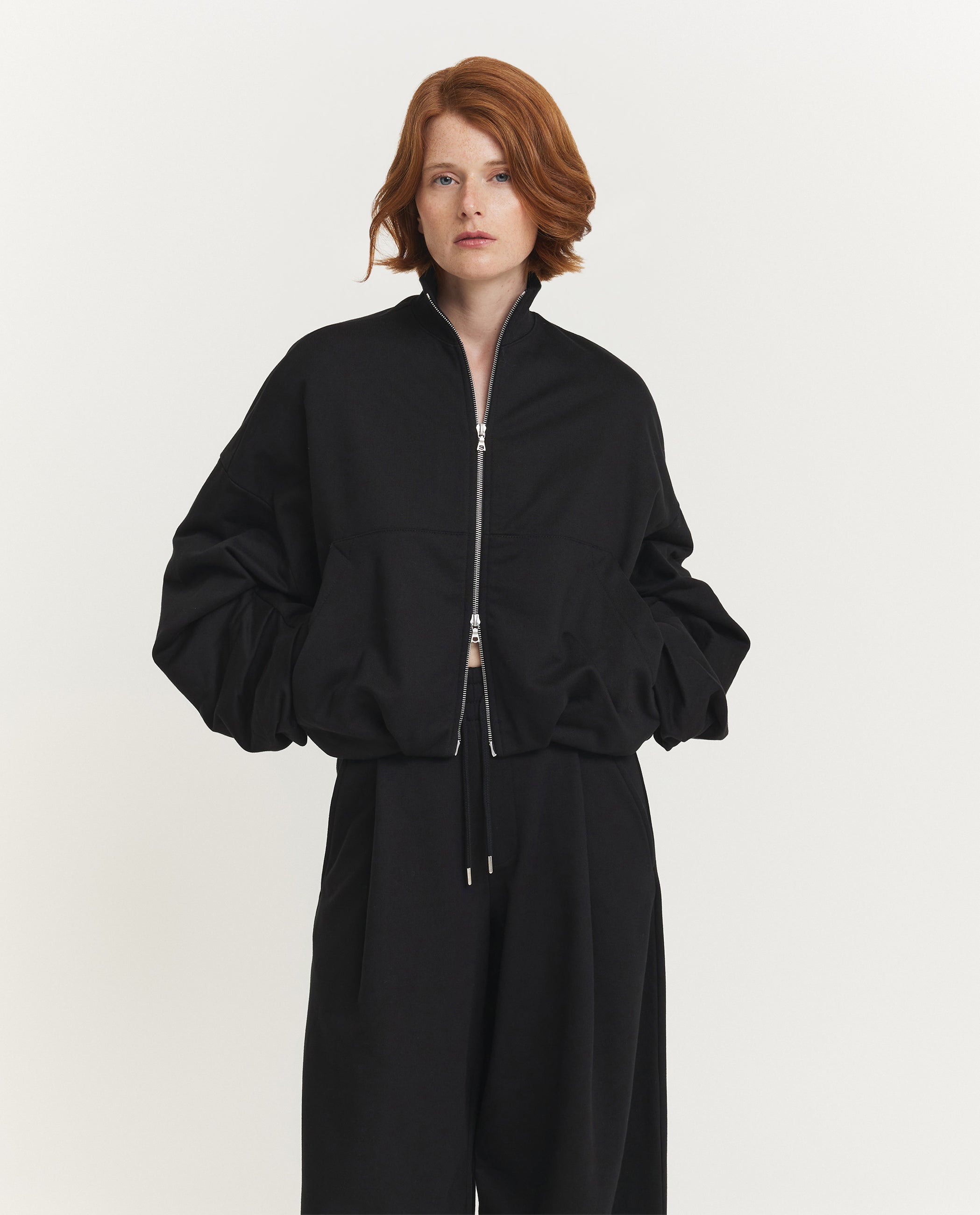 Relaxed Cotton Haqua Jacket