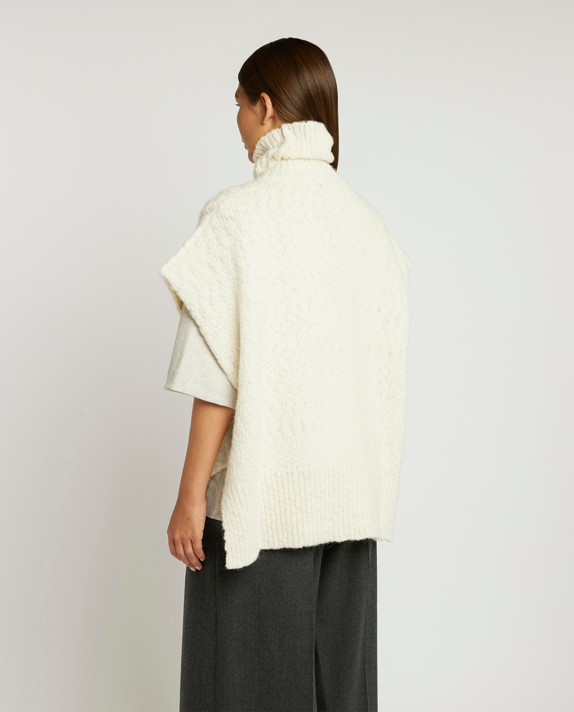 Wollen poncho