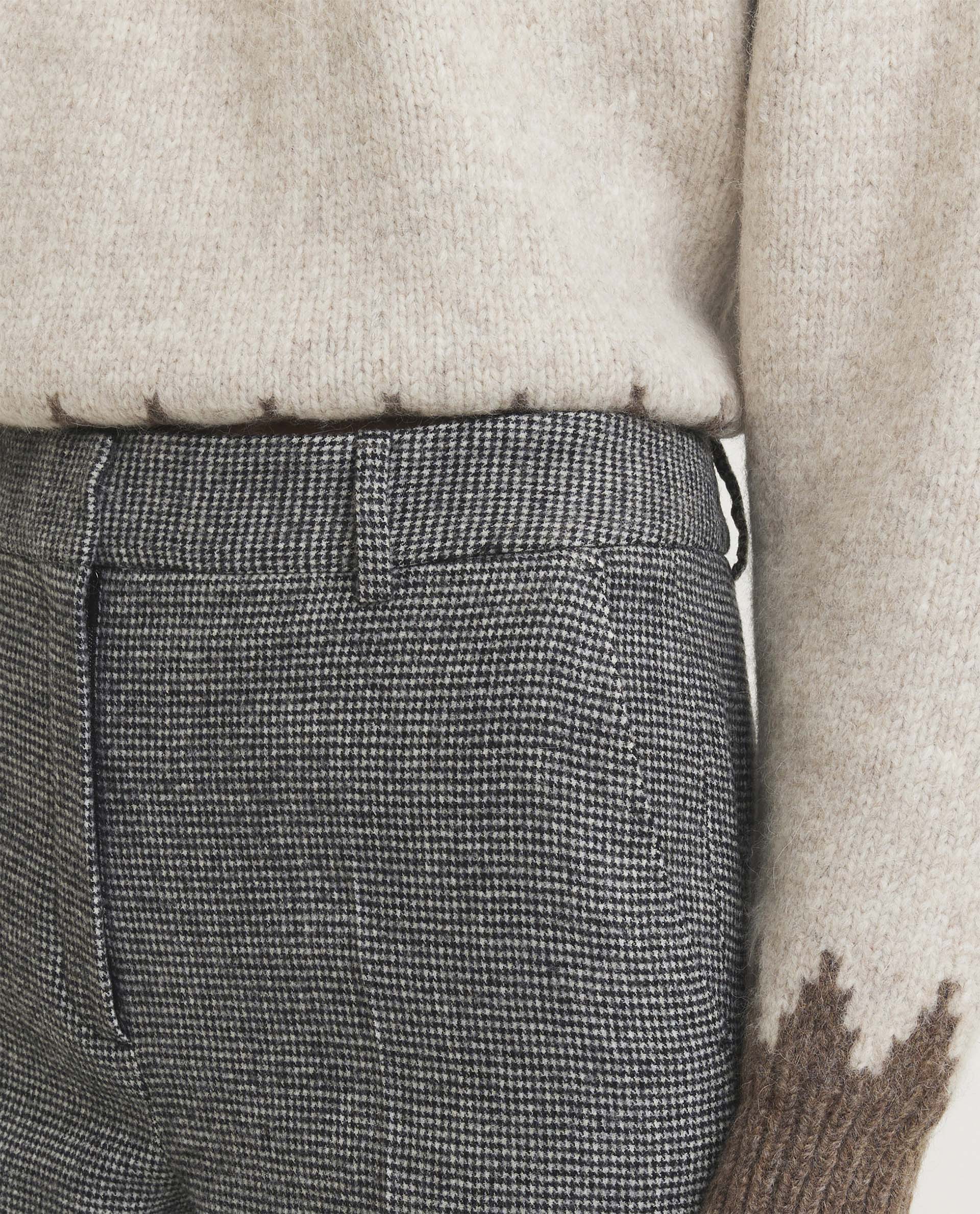 Trousers in wool-blend