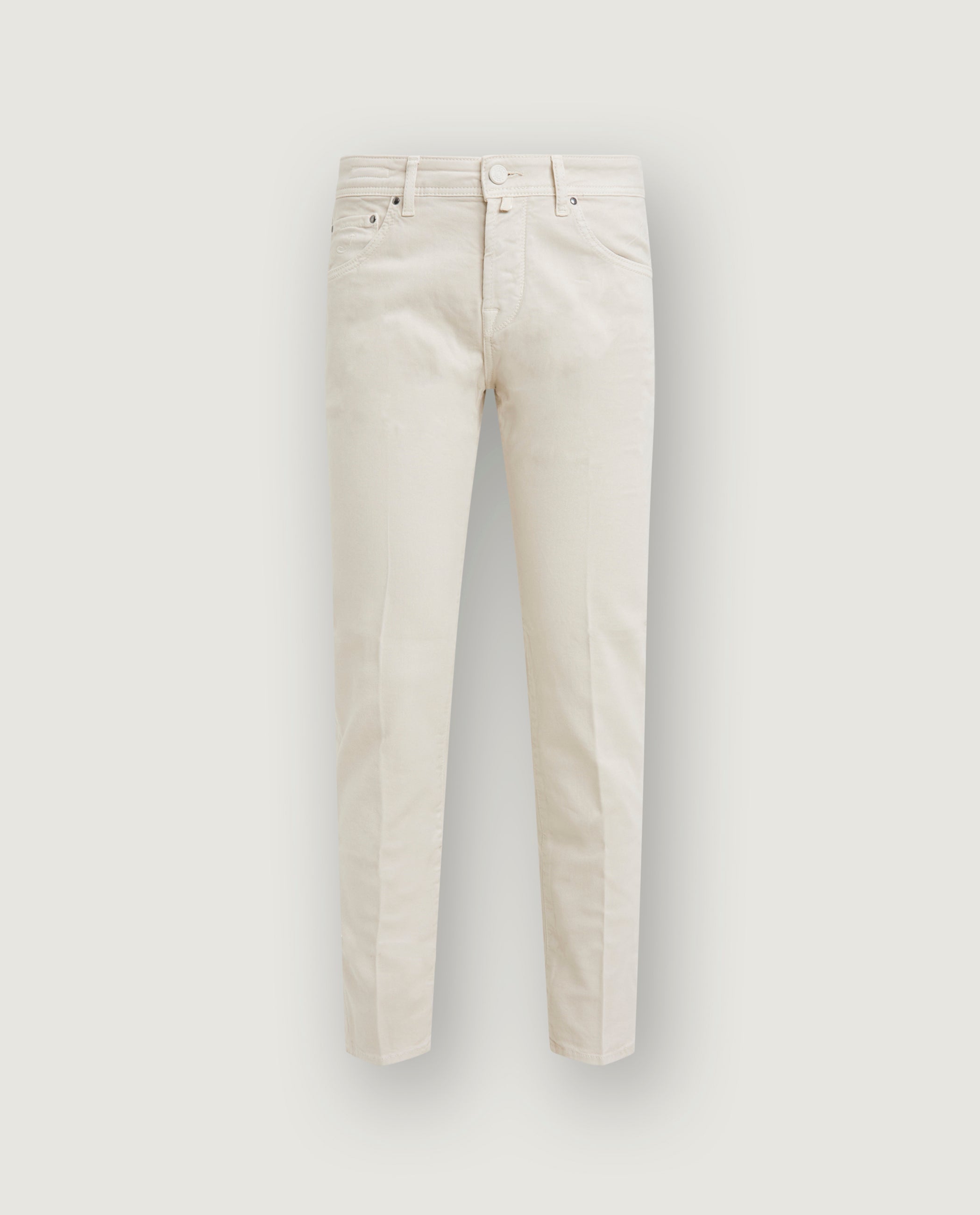 Slim Carrot Scott Broek - Ecru