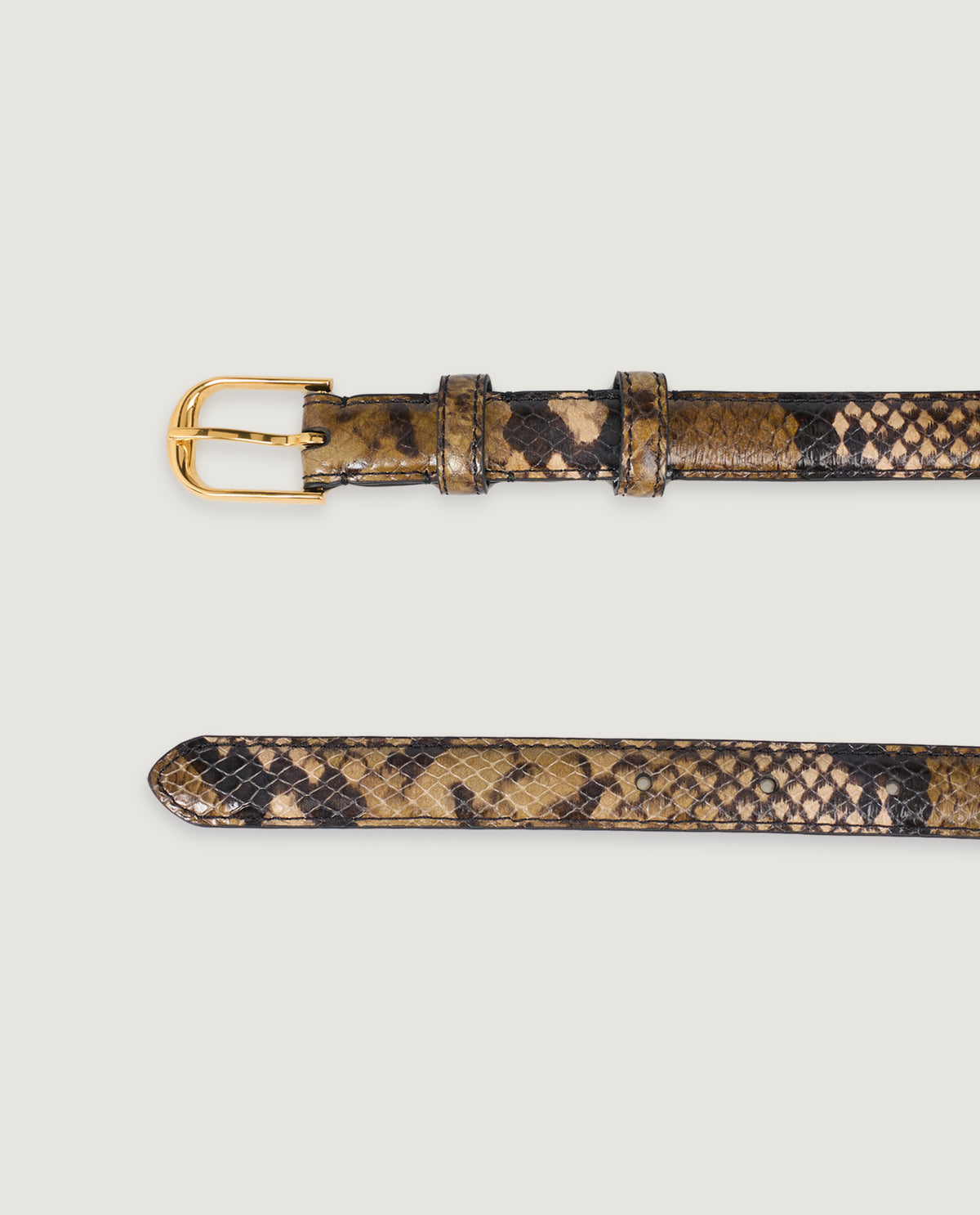 Jane Leren Riem - Bruin