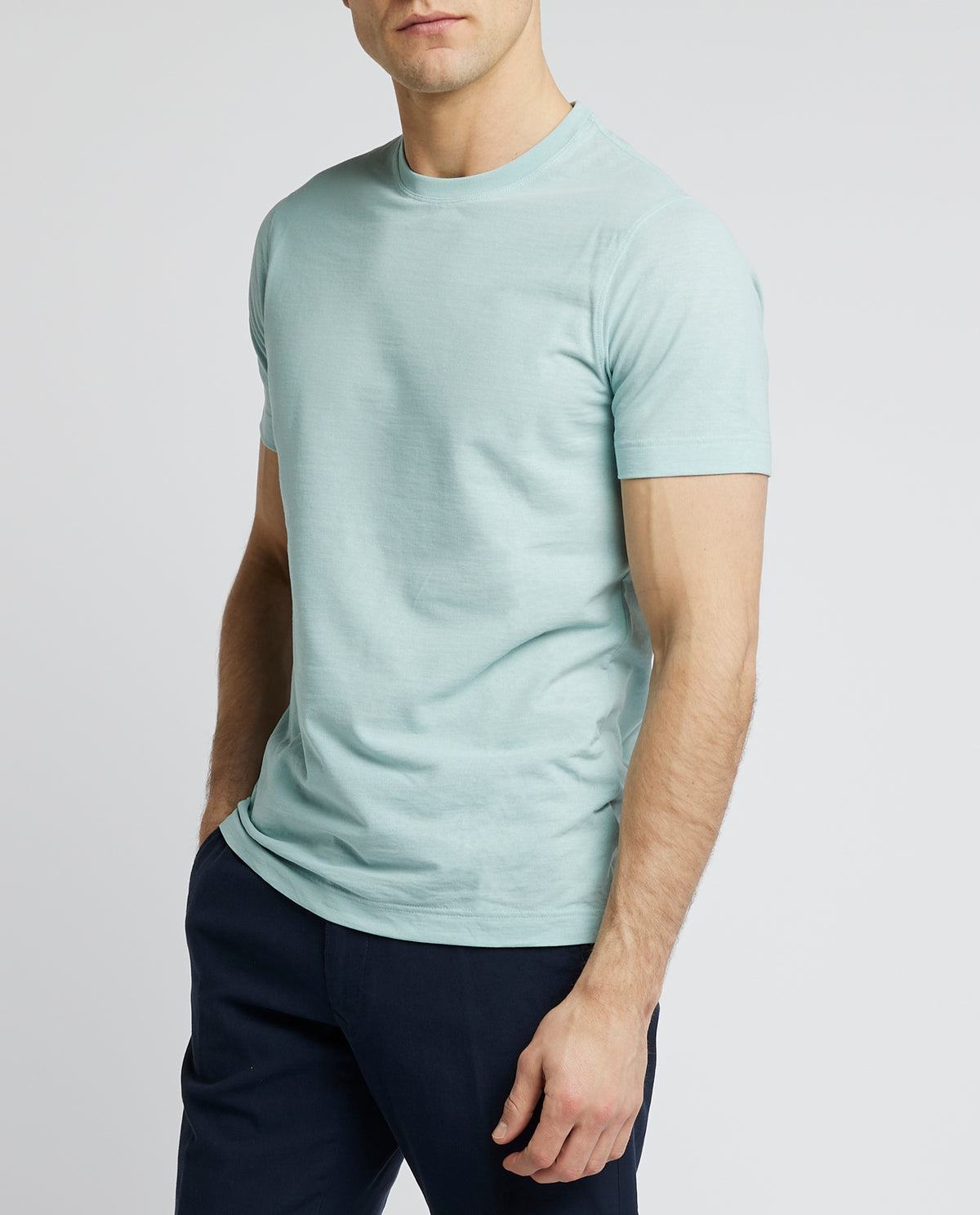 Ice Cotton T-shirt - Lichtblauw