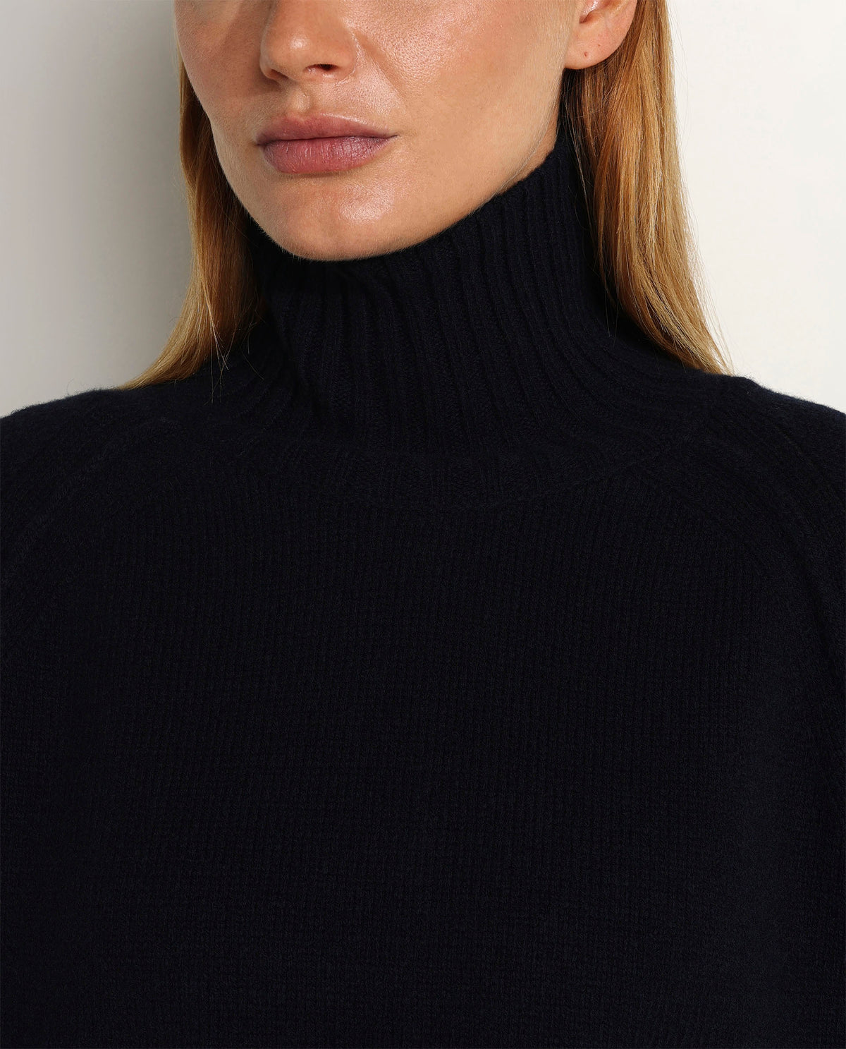 Wool turtleneck sweater