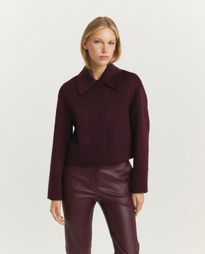 Wool-cashmere jacket