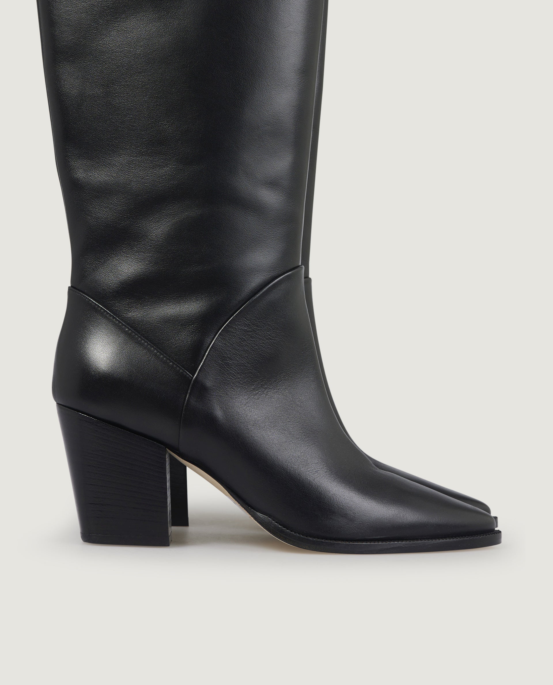 Leather Weston boots