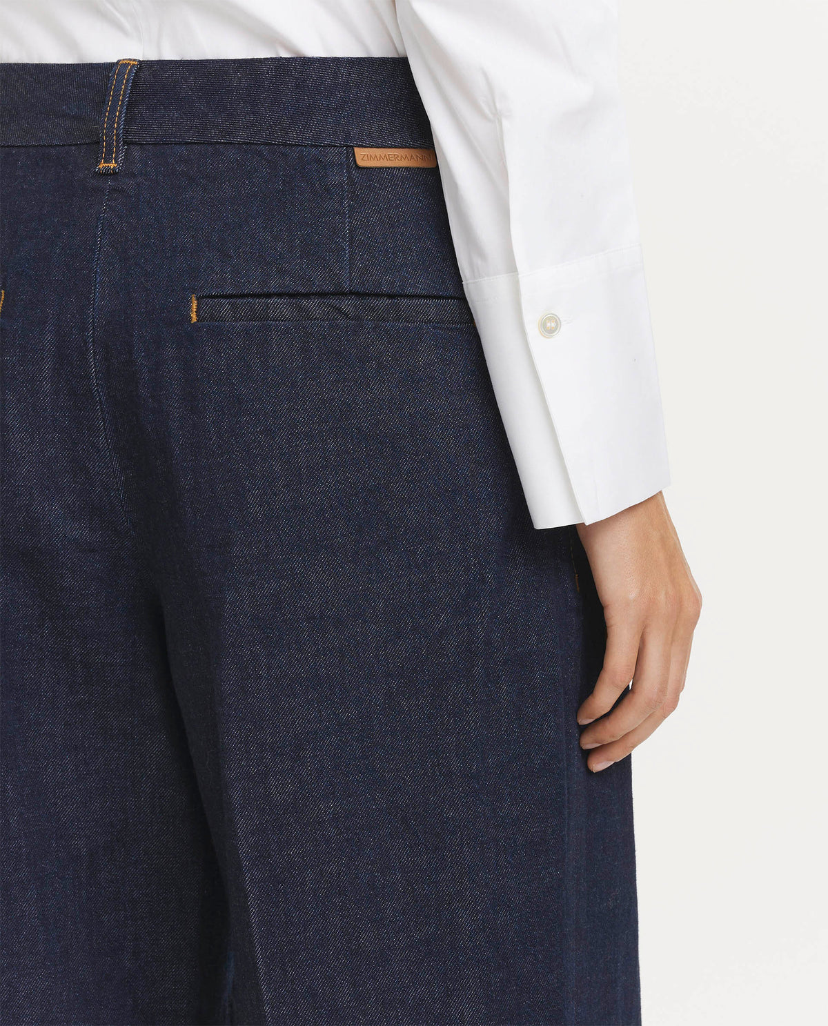 Wide leg trousers