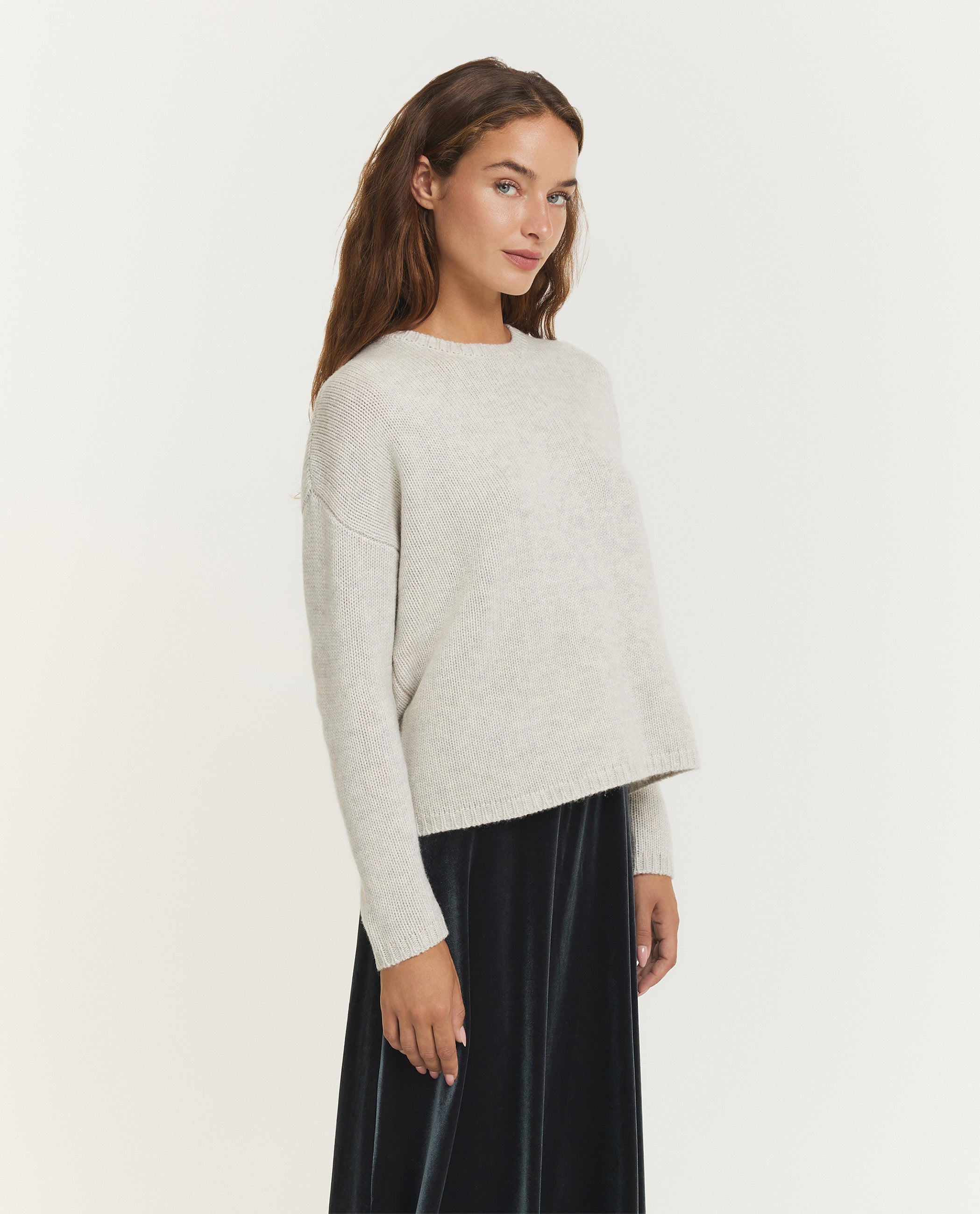 Coarse Crew Neck Sweater