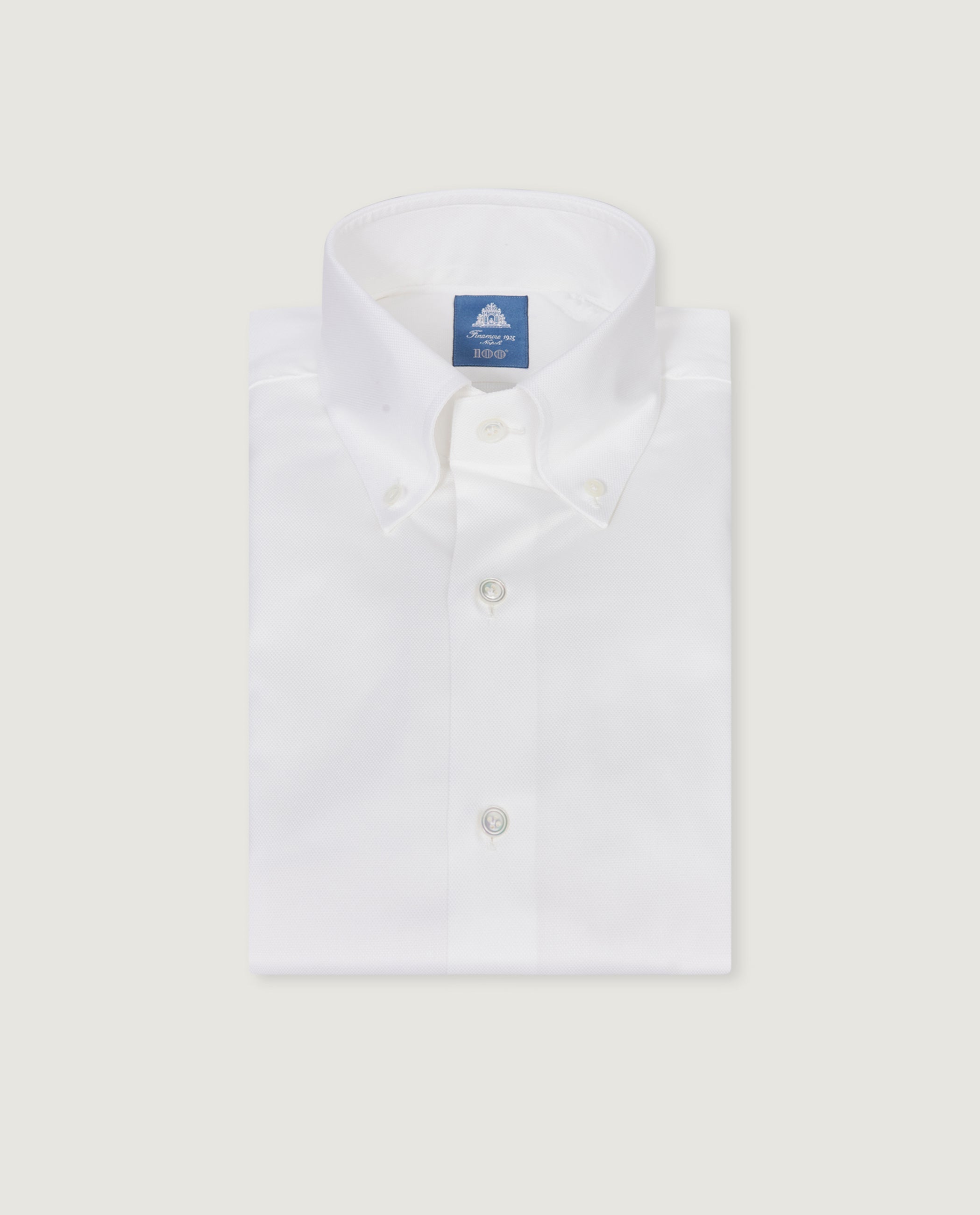 Oxford Buttondown Shirt - Wit