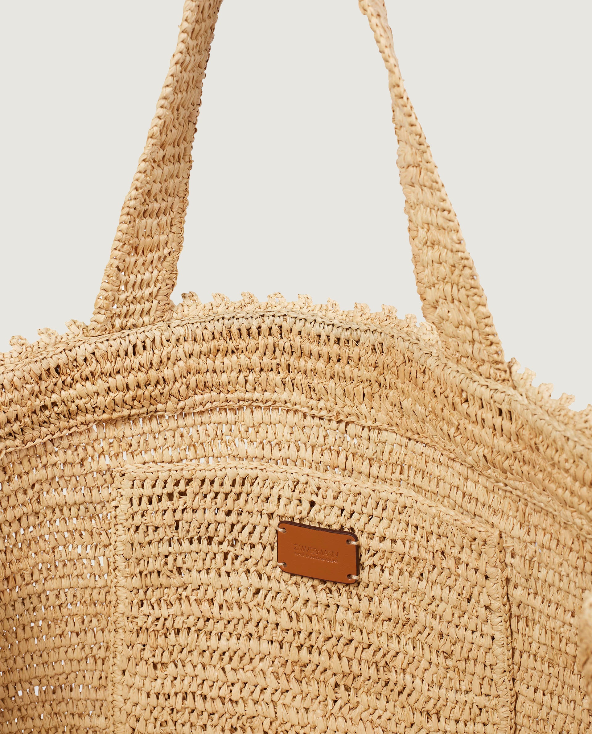 Raffia shopper