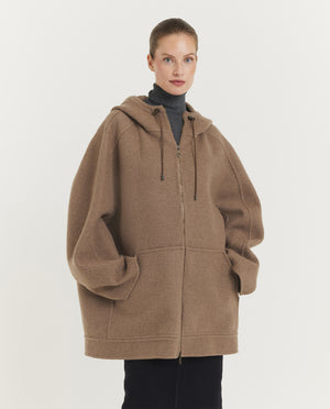 Cashmere Gradi Sweatshirt Coat