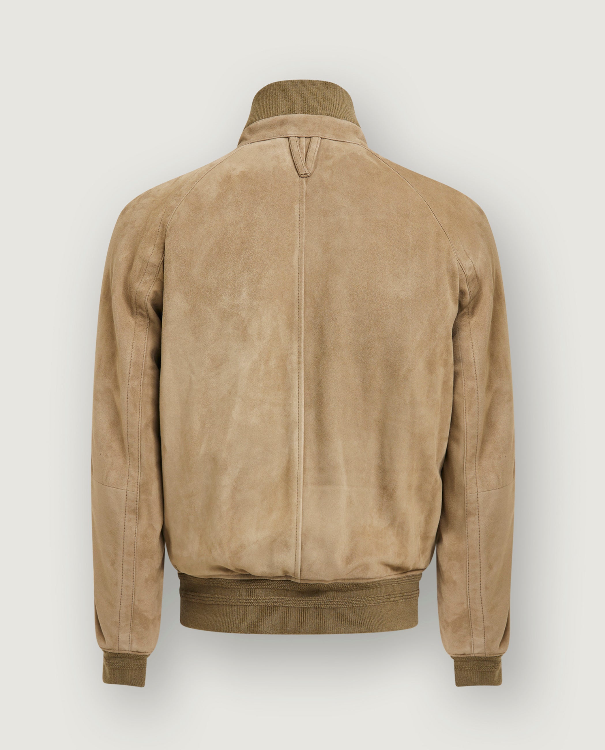 Suede Bomber Jacket