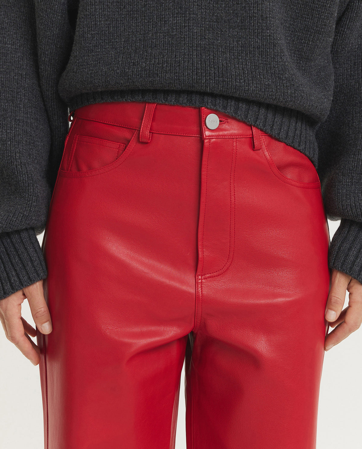 Baggy Leather Trousers
