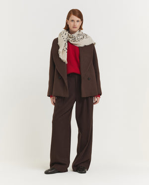 Wide Legged Pleated Pants