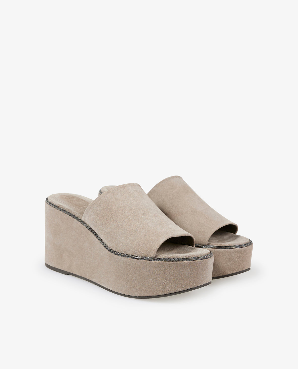 Sandalen met plateauzool