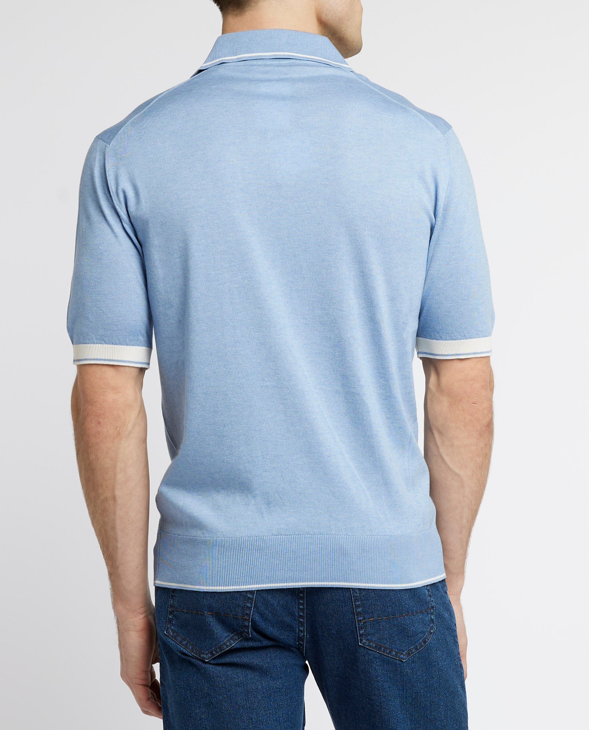 Gebreid Polo-Shirt