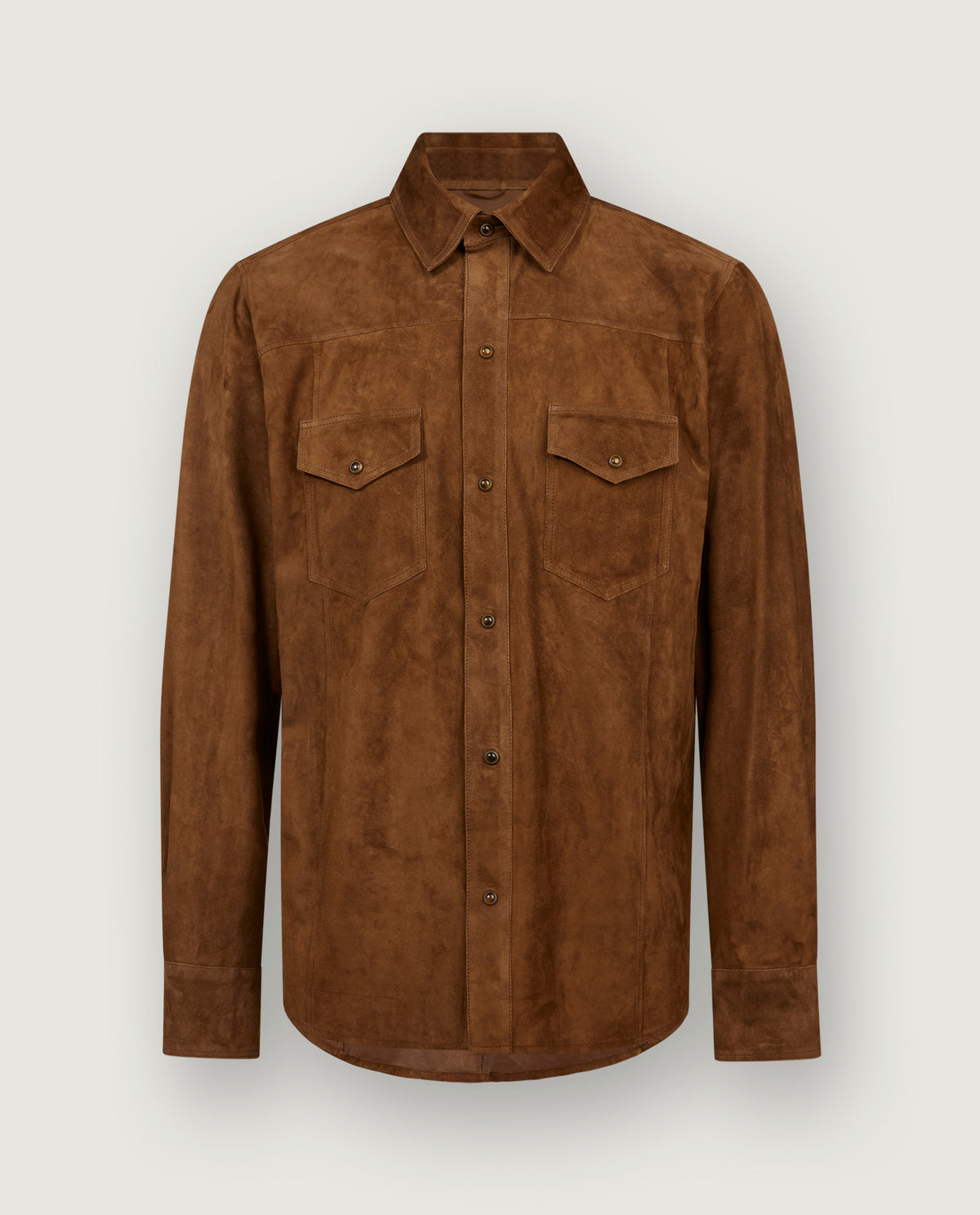 Suede Overshirt - Bruin