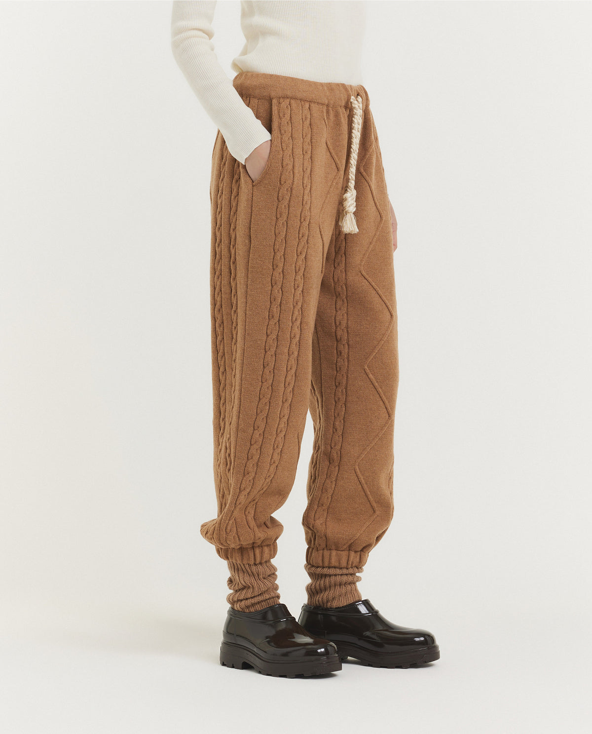 Essential Wool Cable Jogger