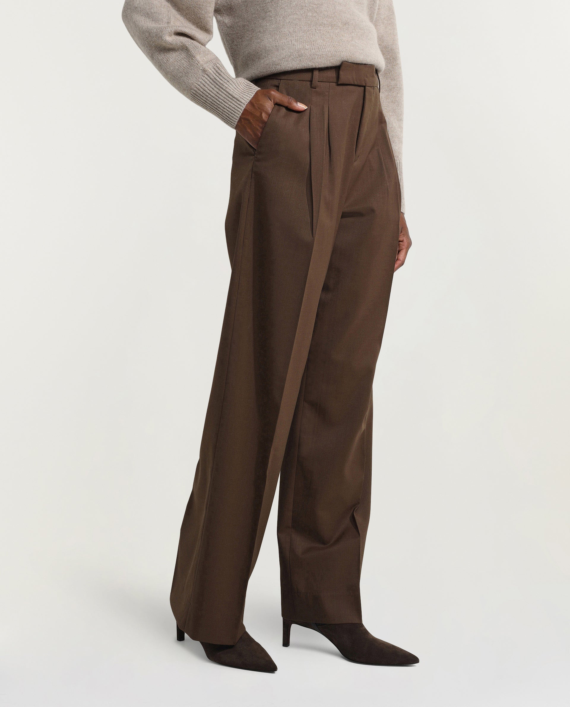 Wool trousers