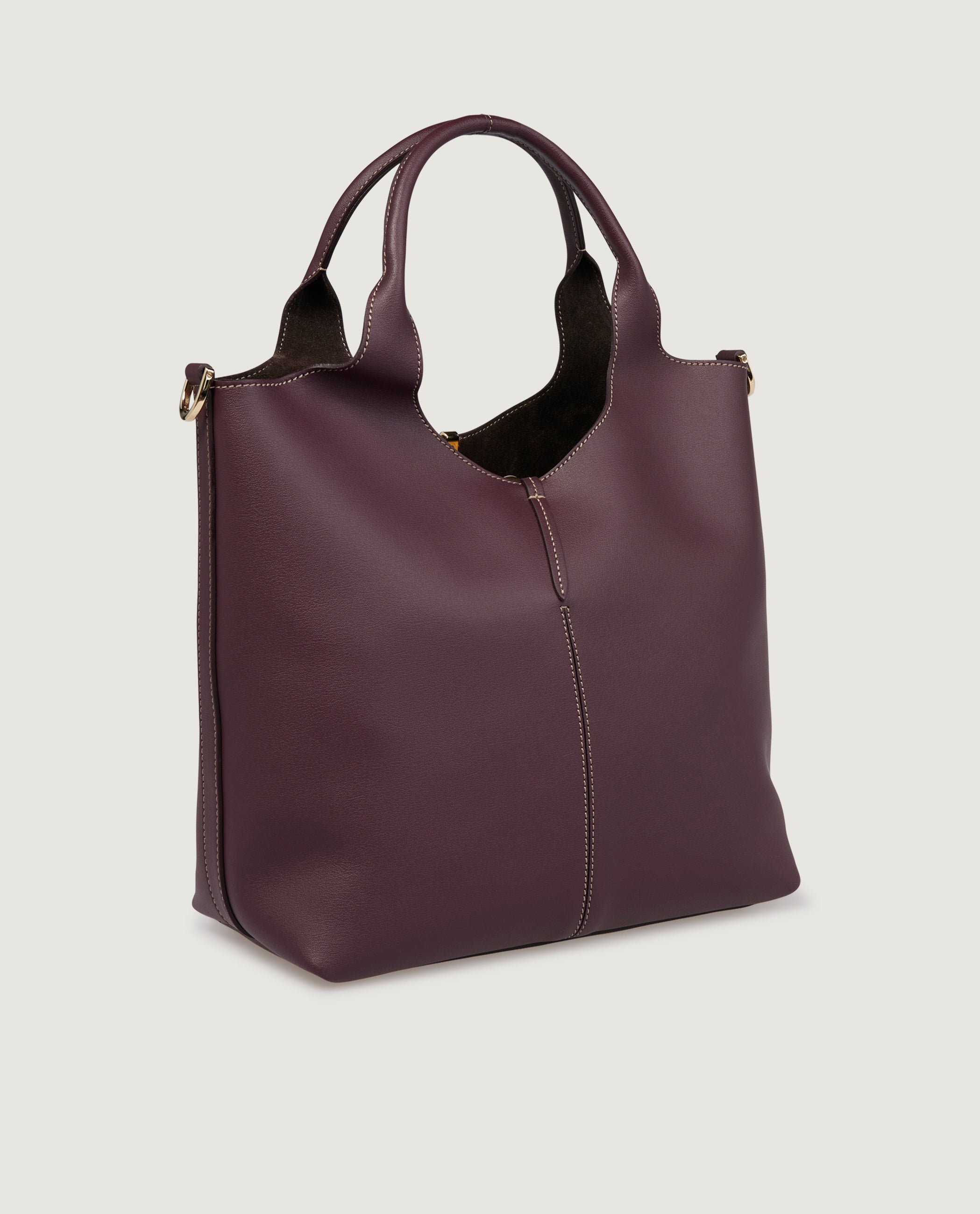 Mini Tote Shopping Tas - Paars