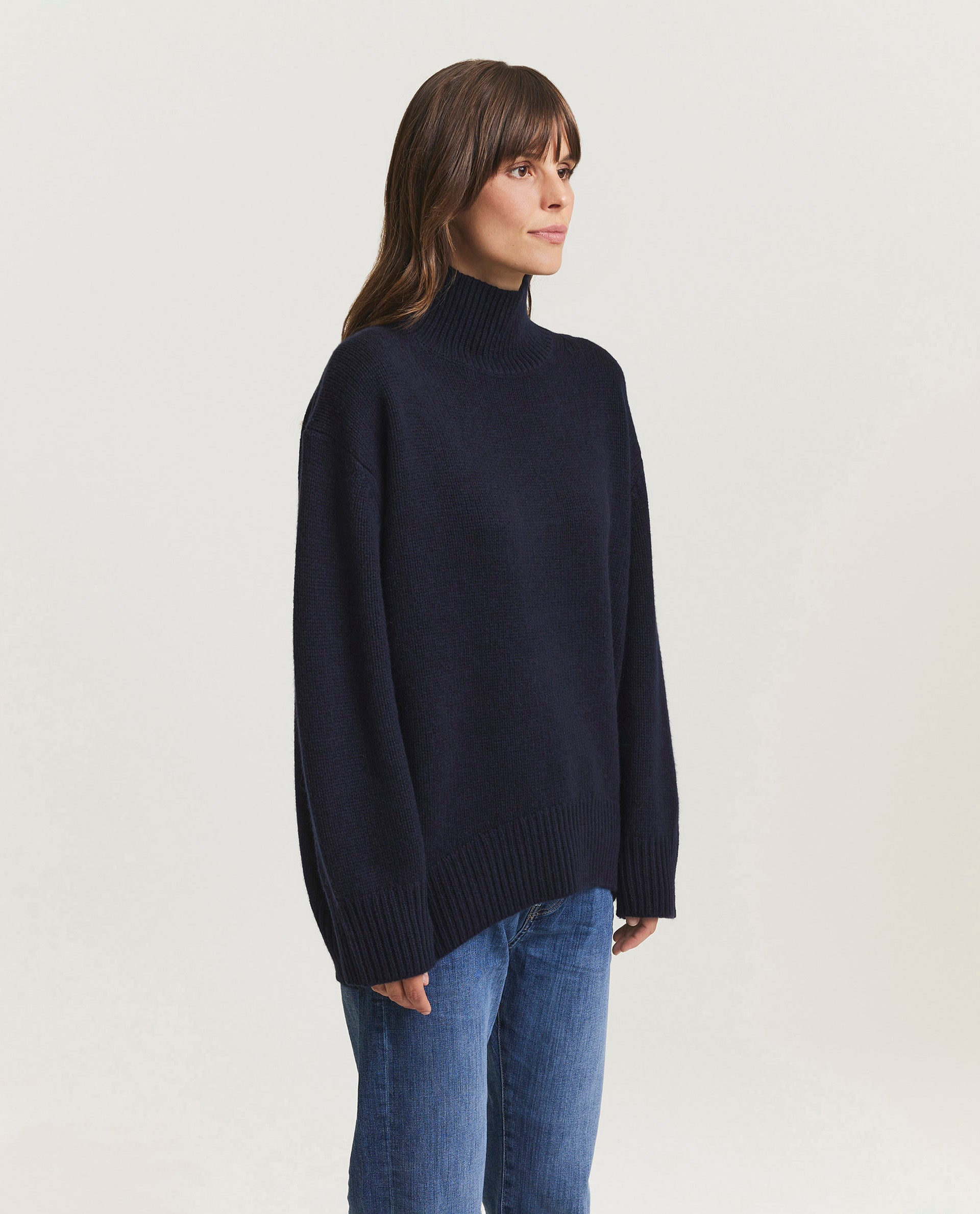 Knitted turtleneck sweater 