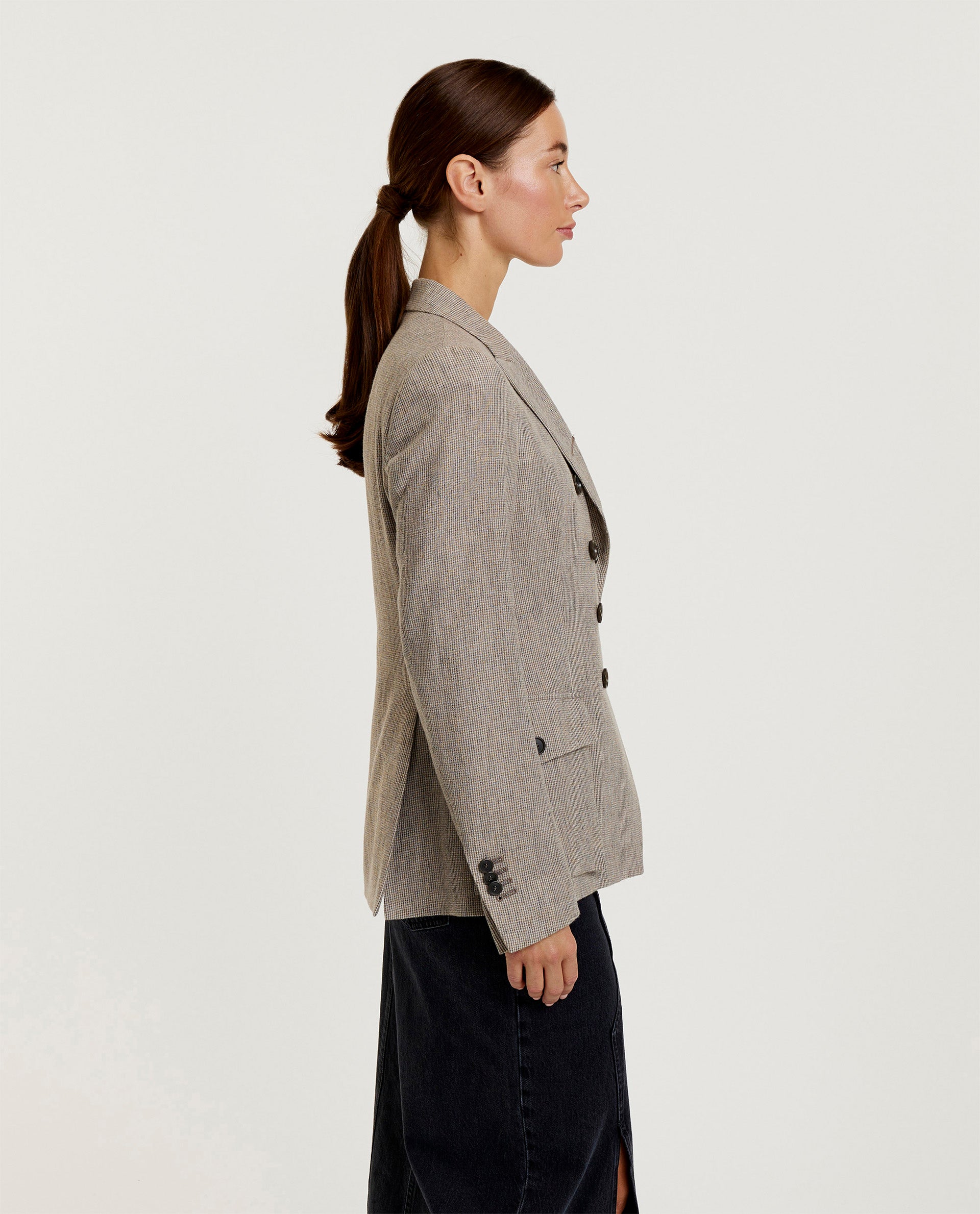 Wool blend blazer